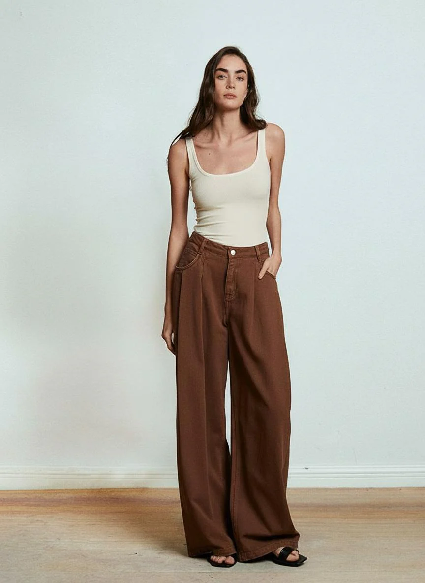 Ribbed Merino-Viscose Tank - Image 2