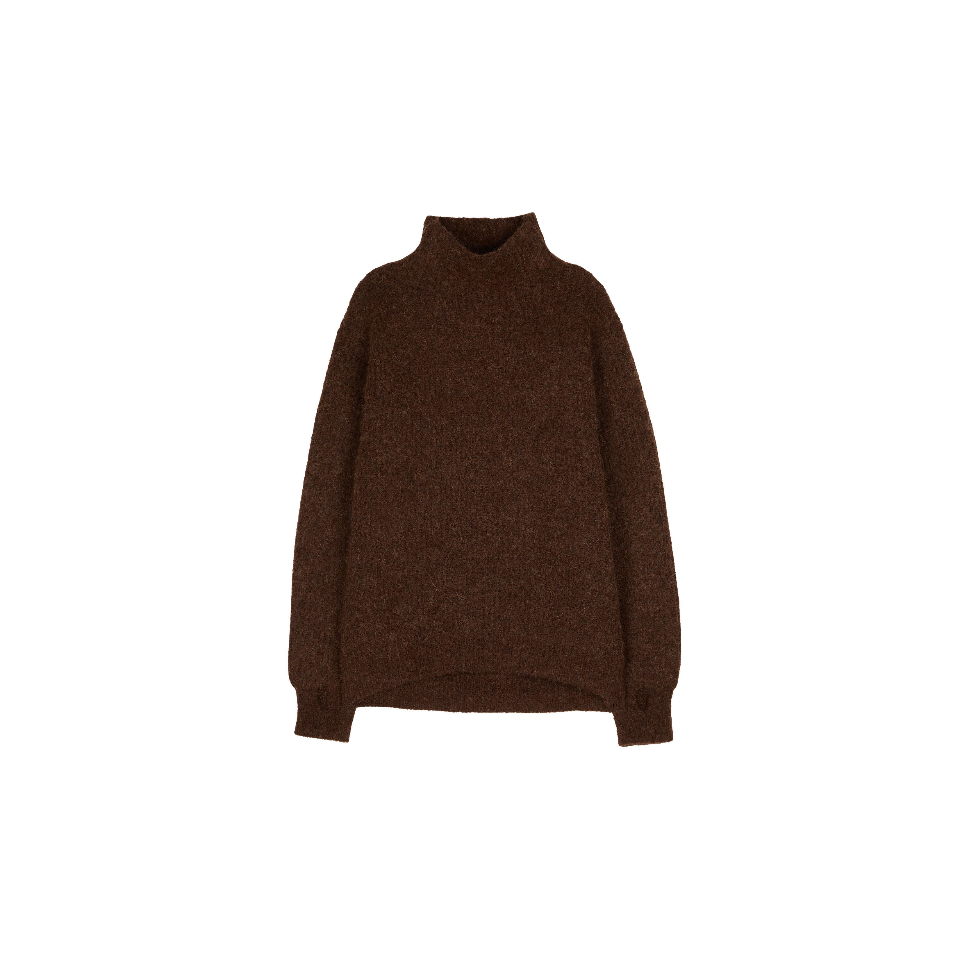 Ribbed Mockneck Sweater