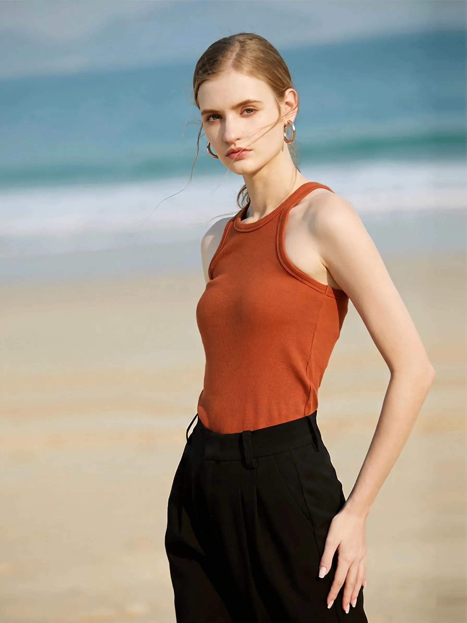 Ribbed Racer Tank - Image 4