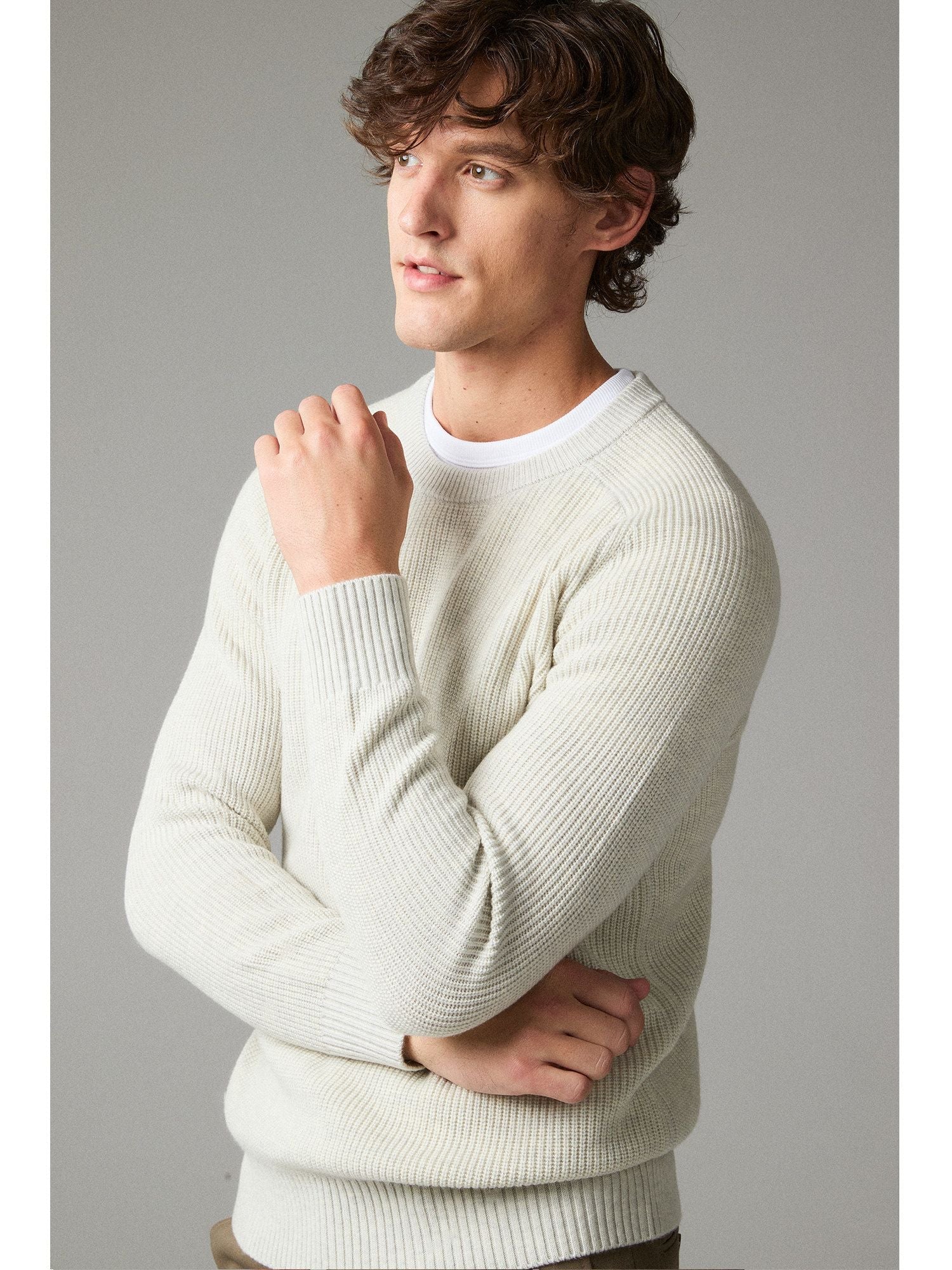 Ribbed Raglan Sweater - Image 4