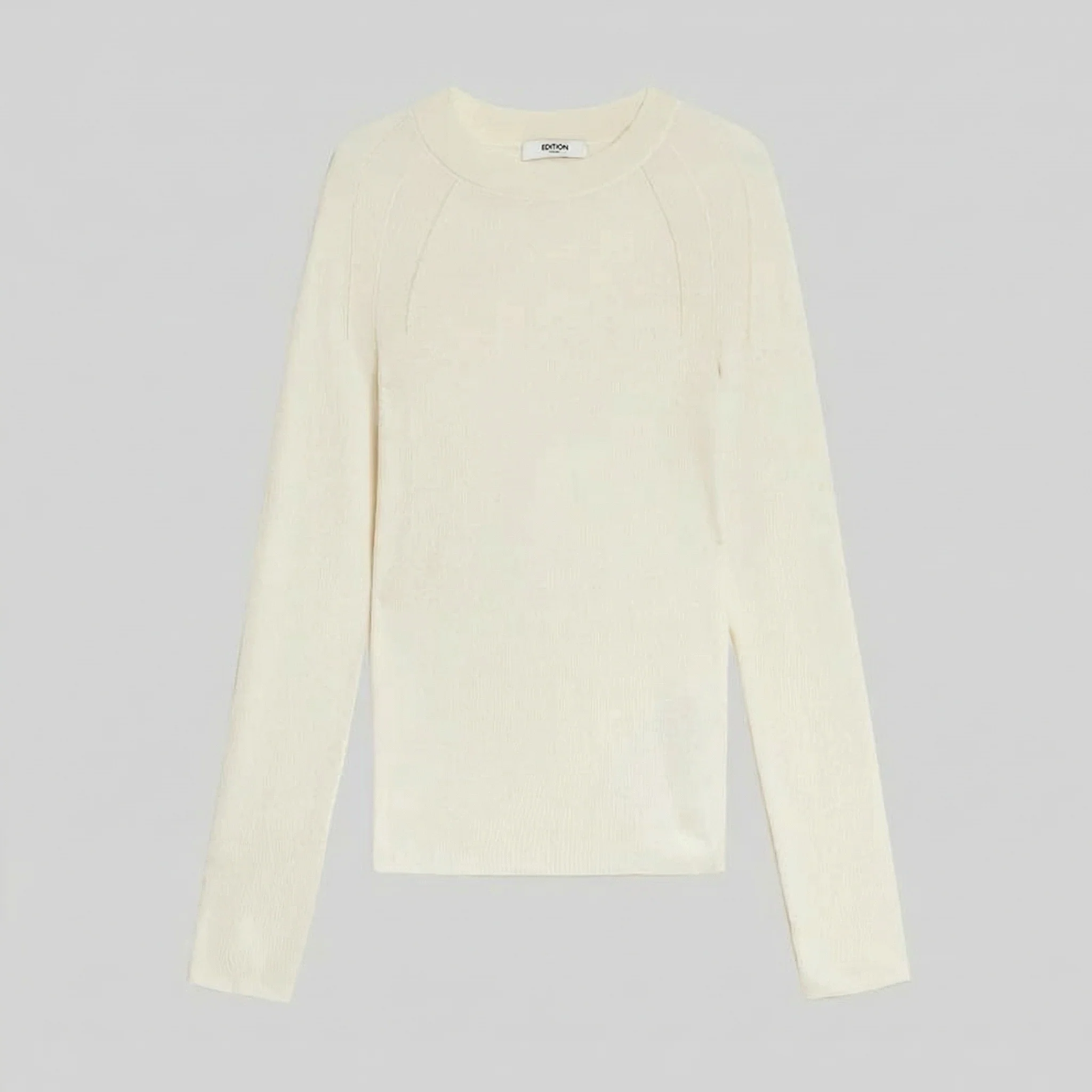 Ribbed Raglan Sweater - Image 5