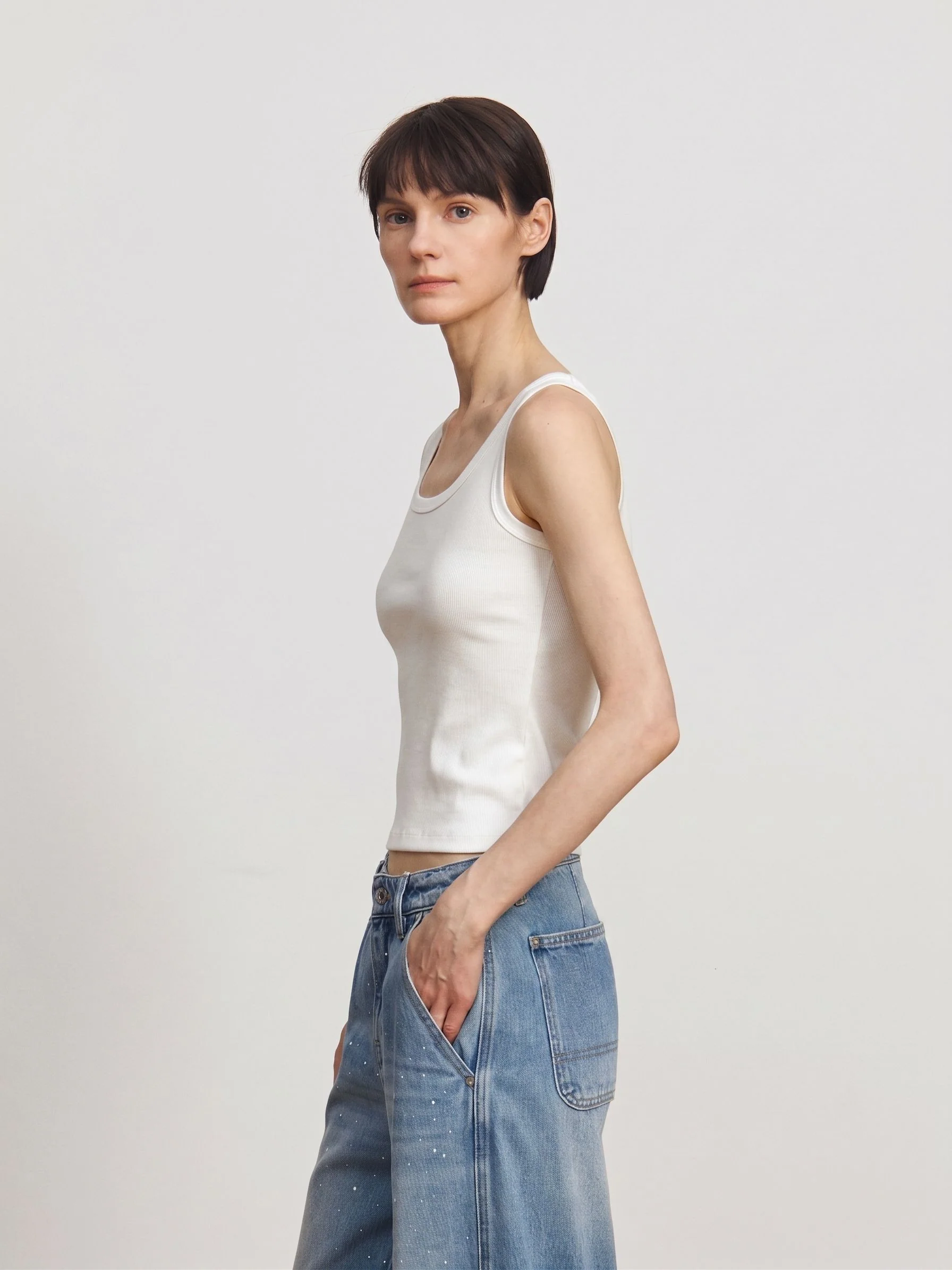 Ribbed Scoop Tank - Image 4