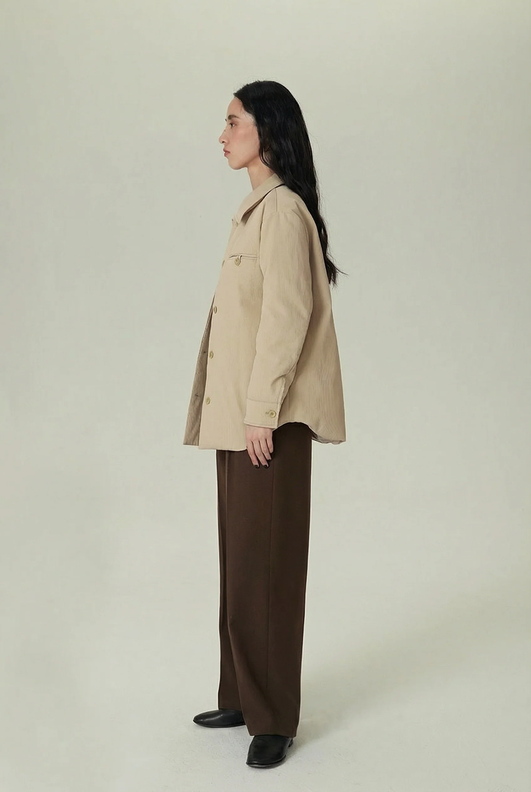 Ribbed Shirt Jacket - Image 4