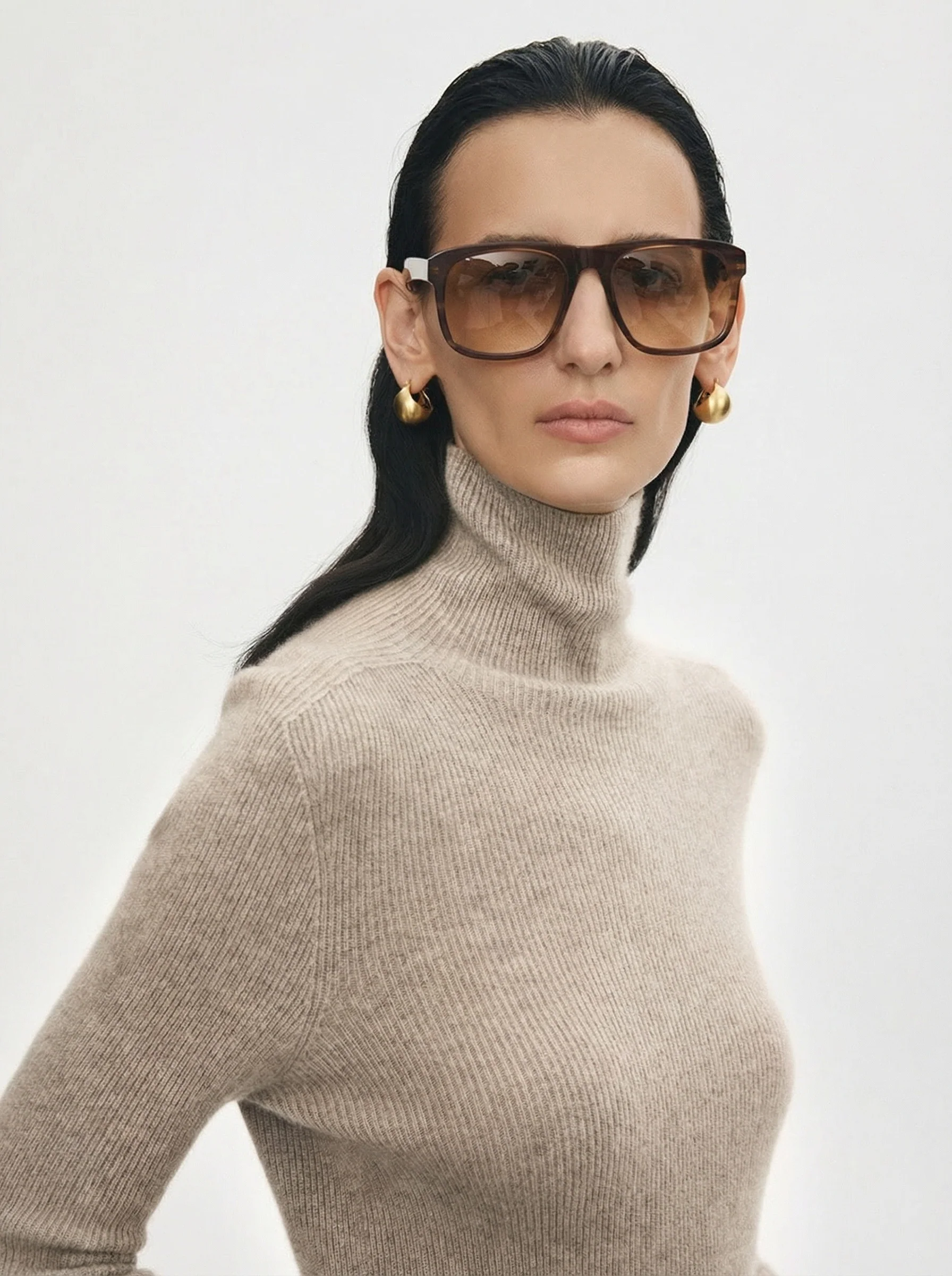 Ribbed Turtleneck Sweater - Image 2