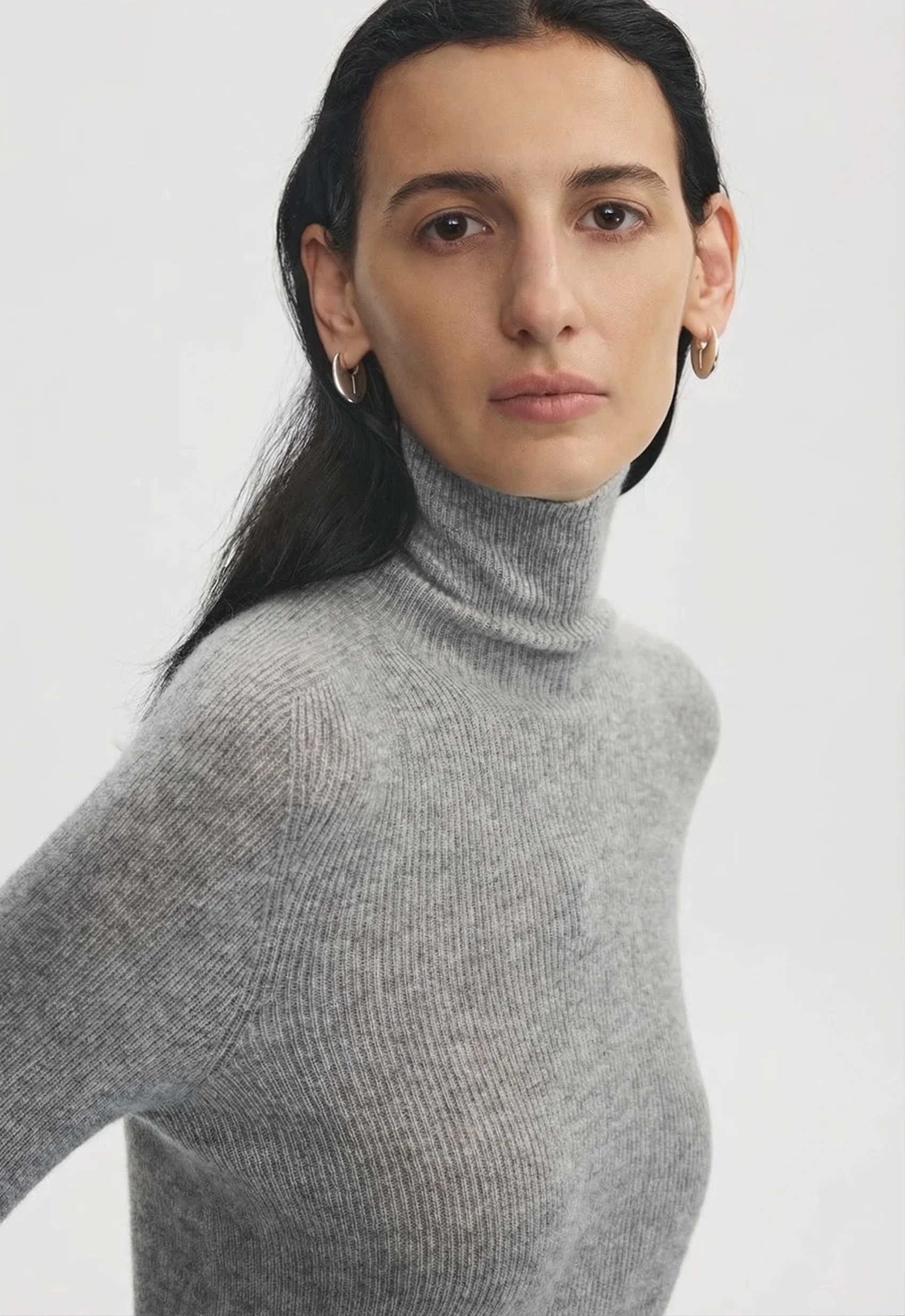 Ribbed Turtleneck Sweater - Image 3