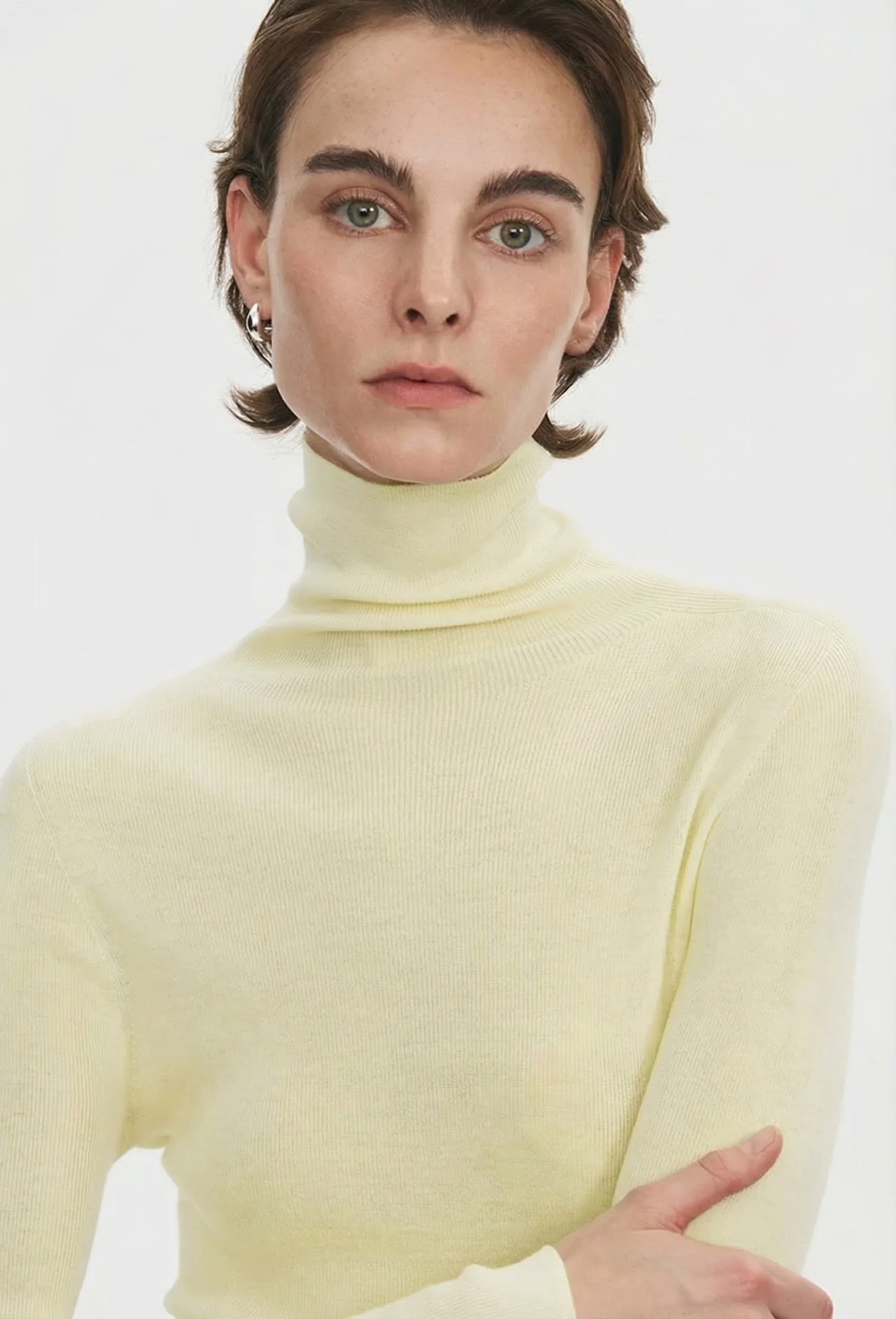 Ribbed Turtleneck Sweater - Image 2