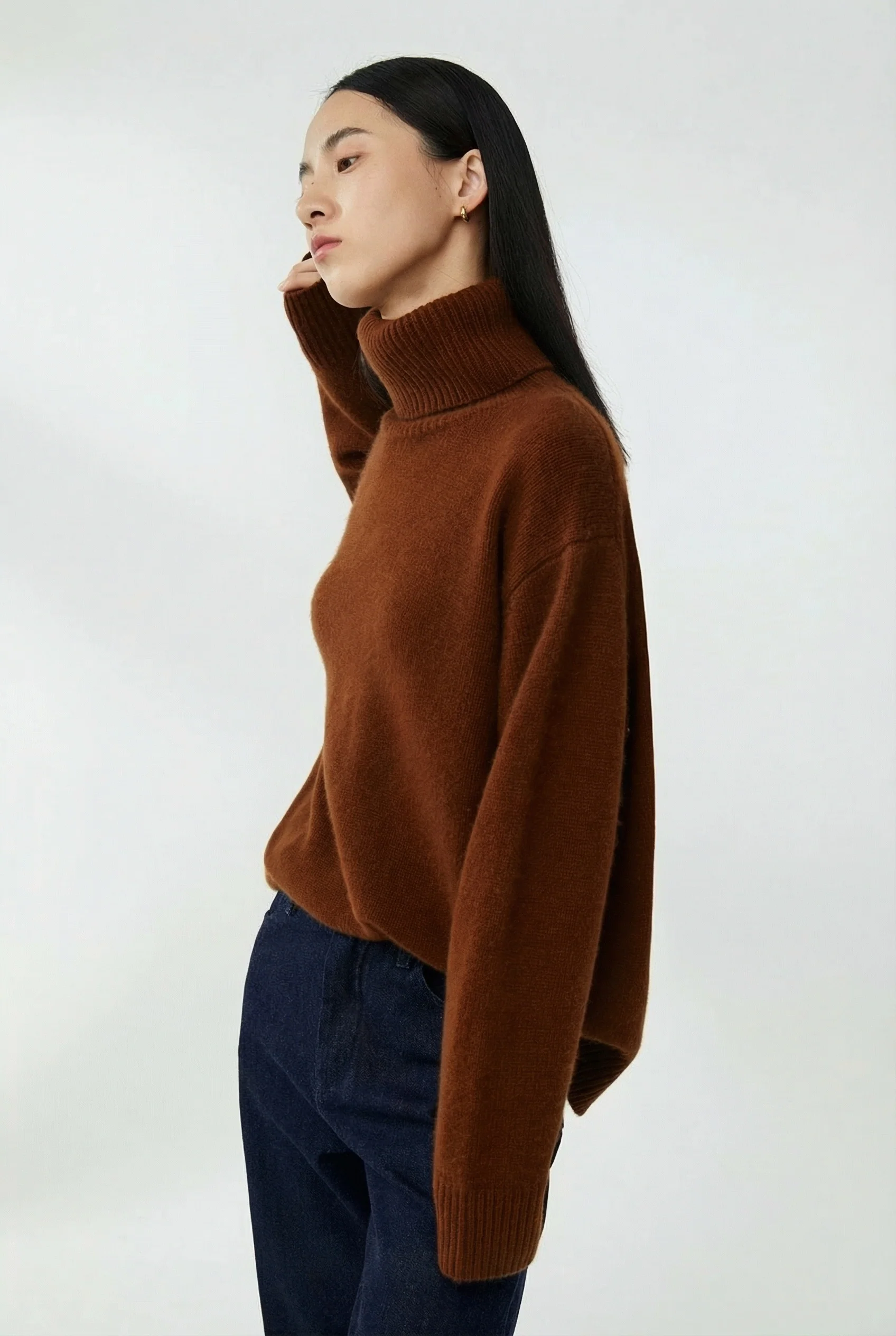 Ribbed Turtleneck Sweater - Image 4