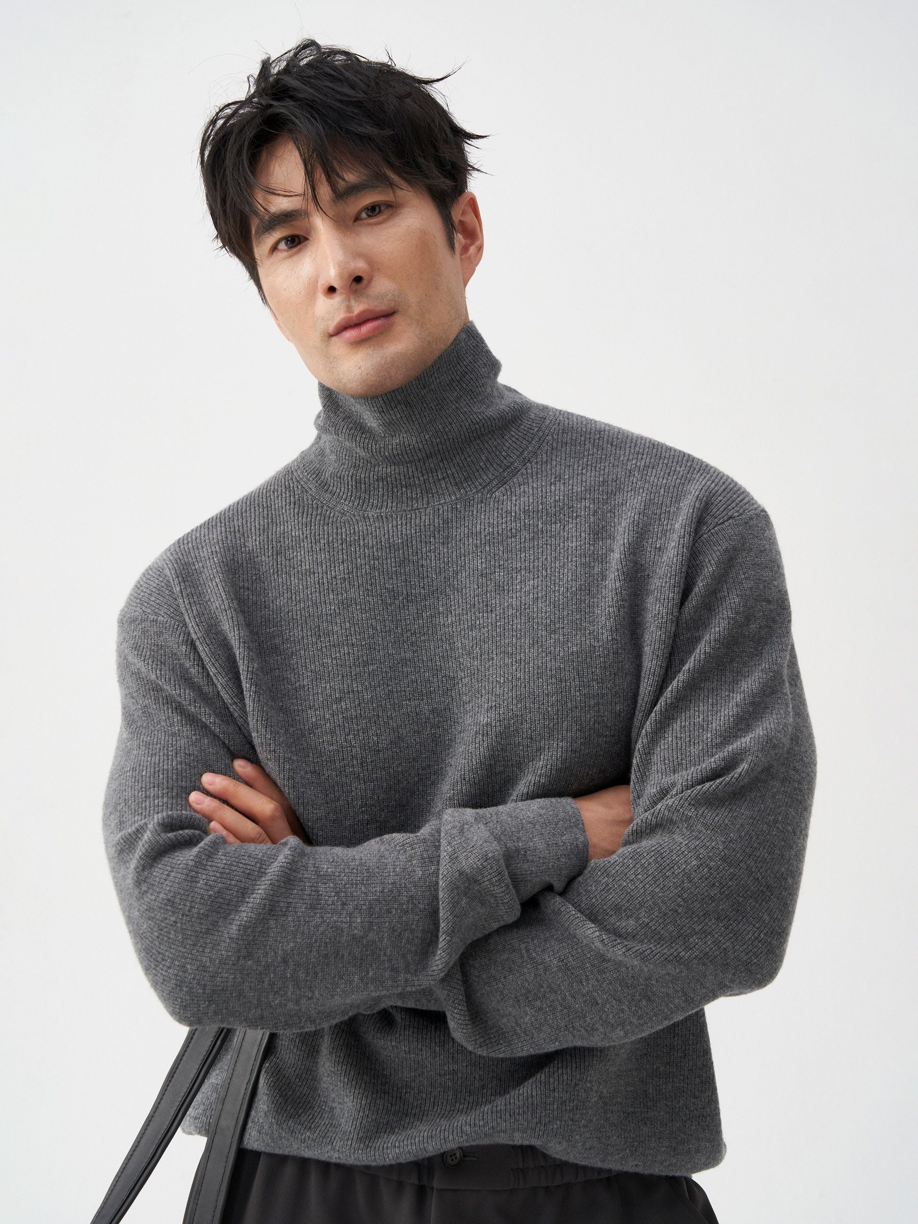 Ribbed Turtleneck Sweater - Image 2