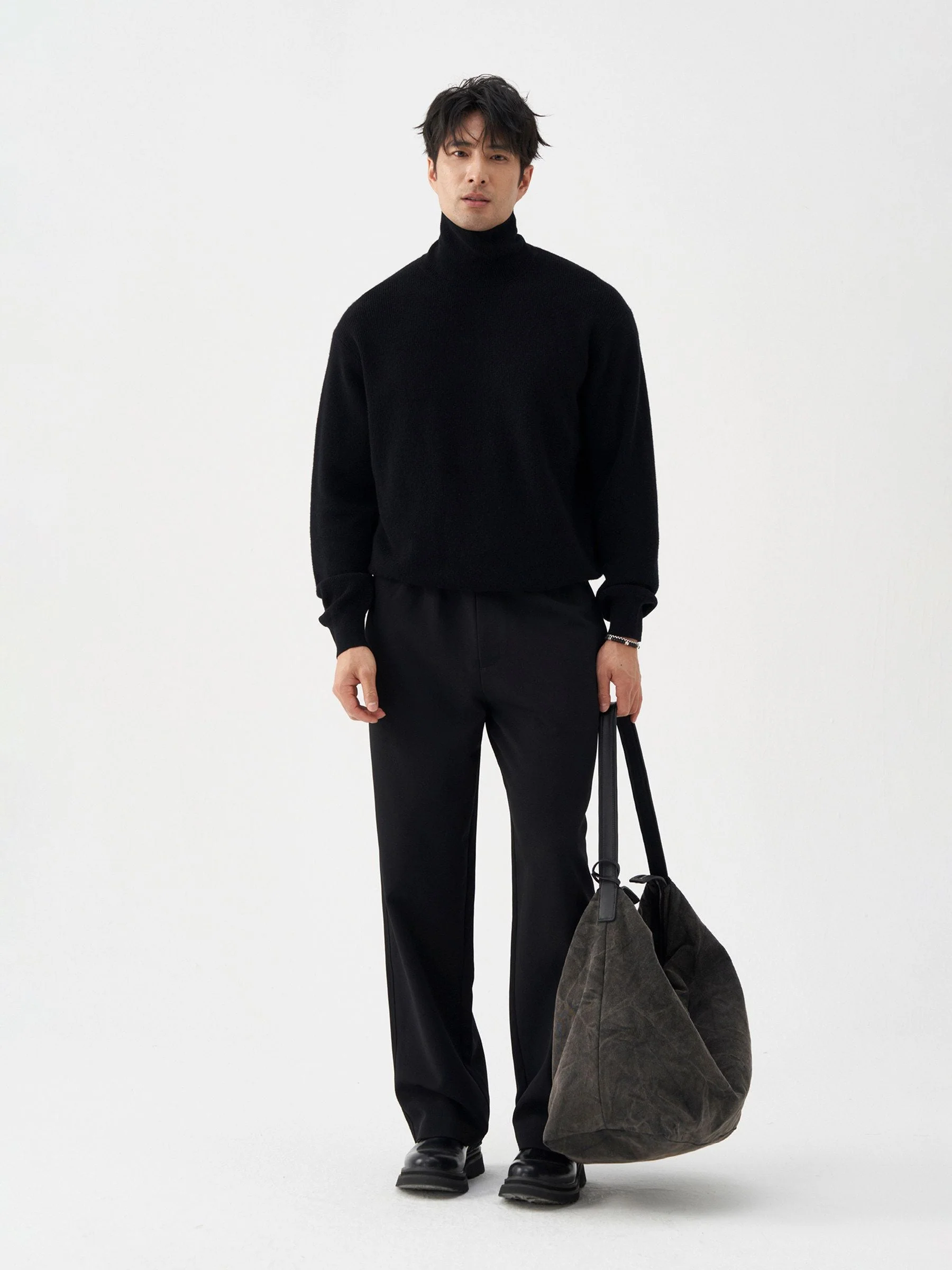 Ribbed Turtleneck Sweater - Image 3
