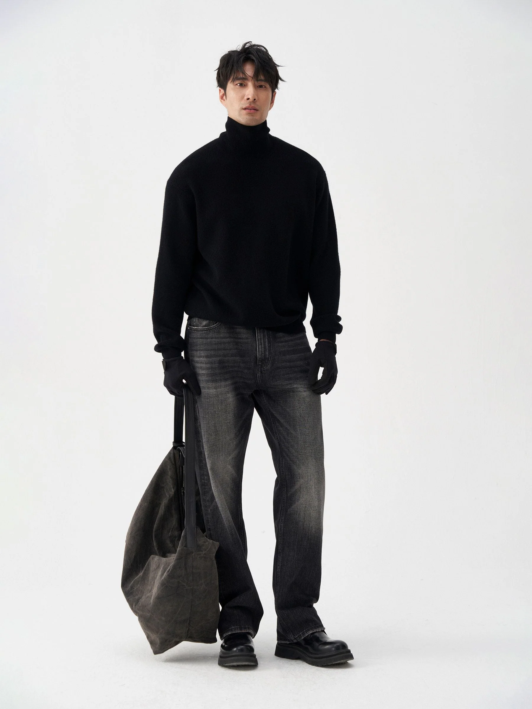 Ribbed Turtleneck Sweater - Image 5