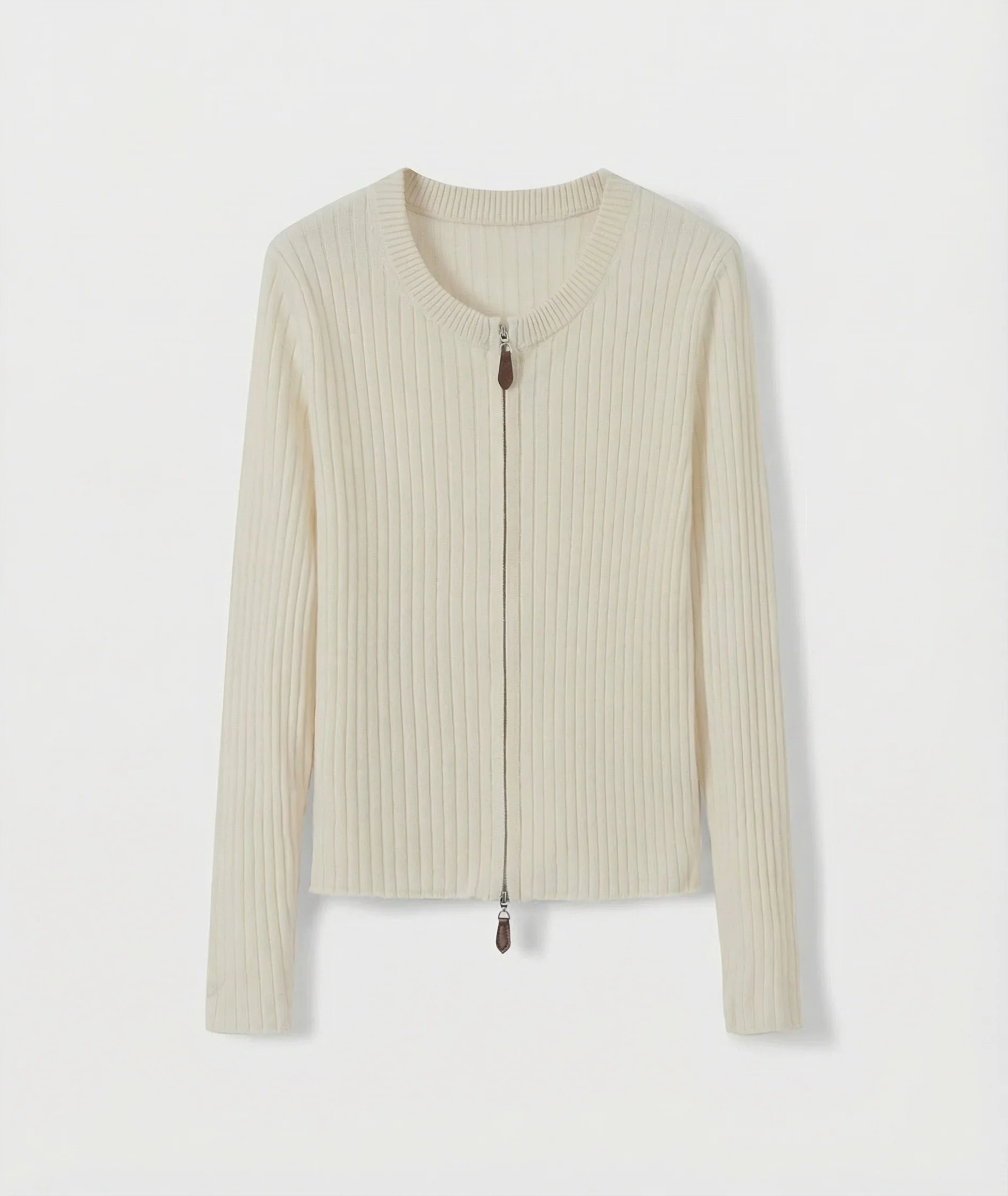 Ribbed Zip Cardigan - Image 8