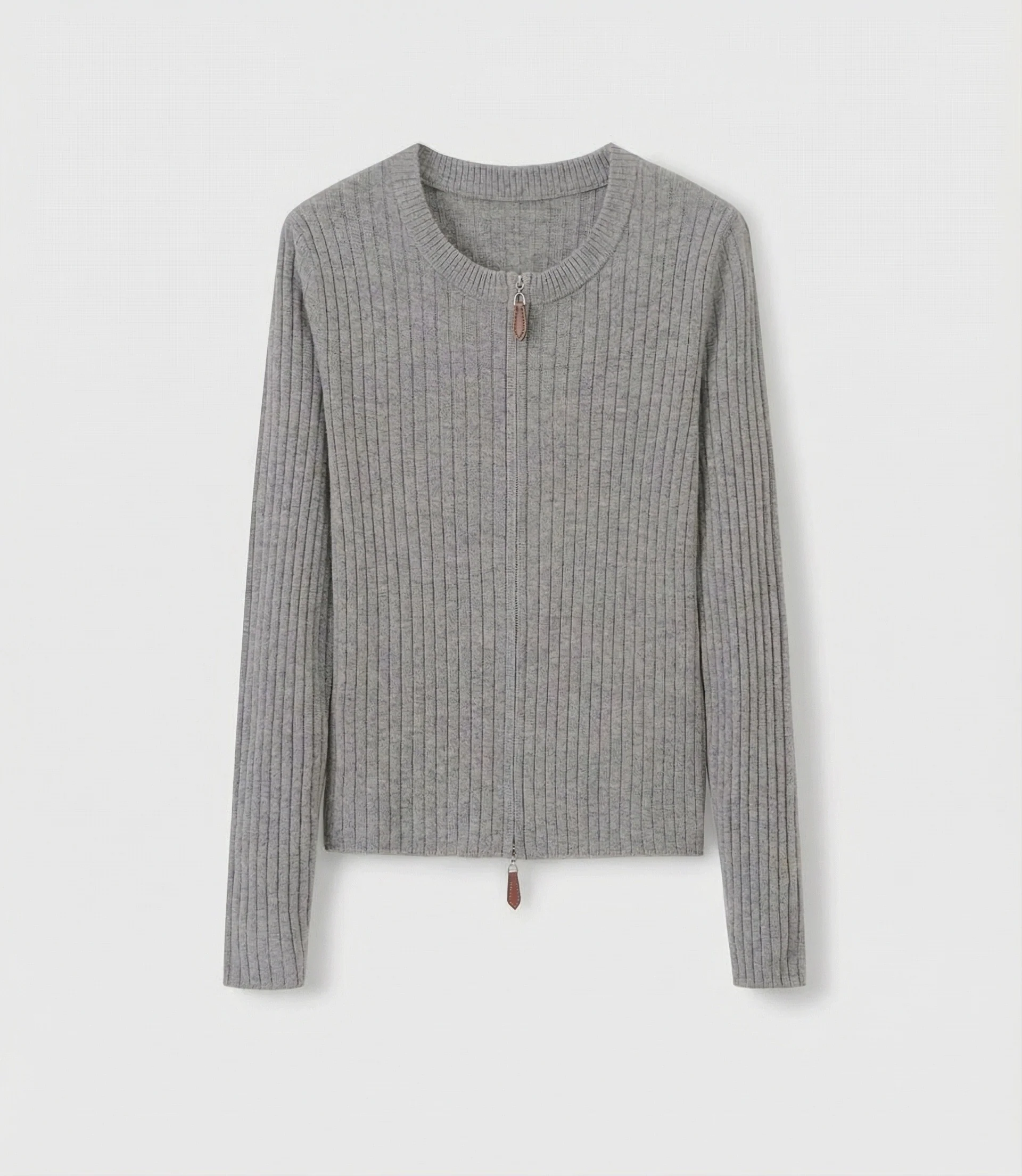 Ribbed Zip Cardigan - Image 9