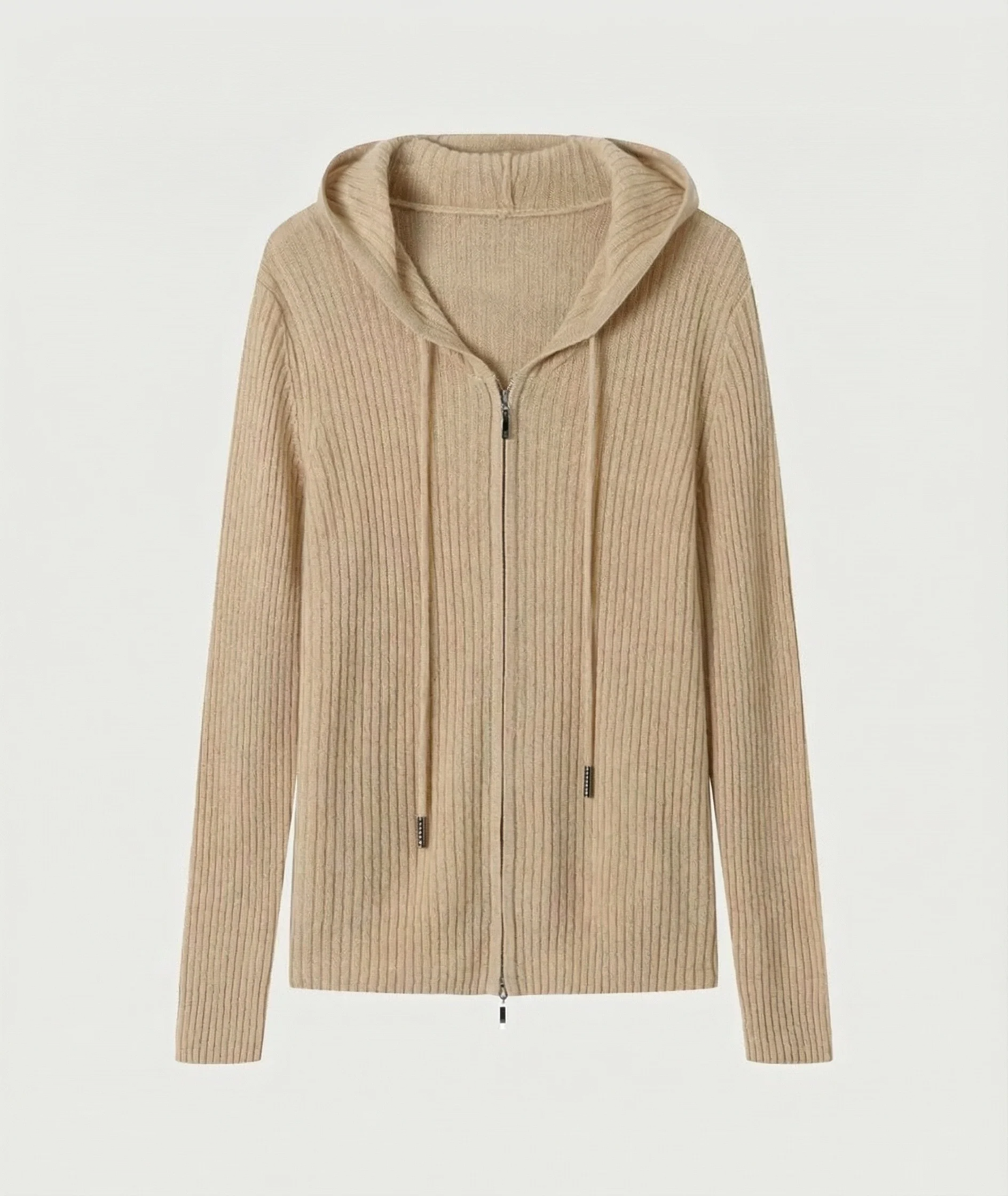 Ribbed Zip Hoodie - Image 6