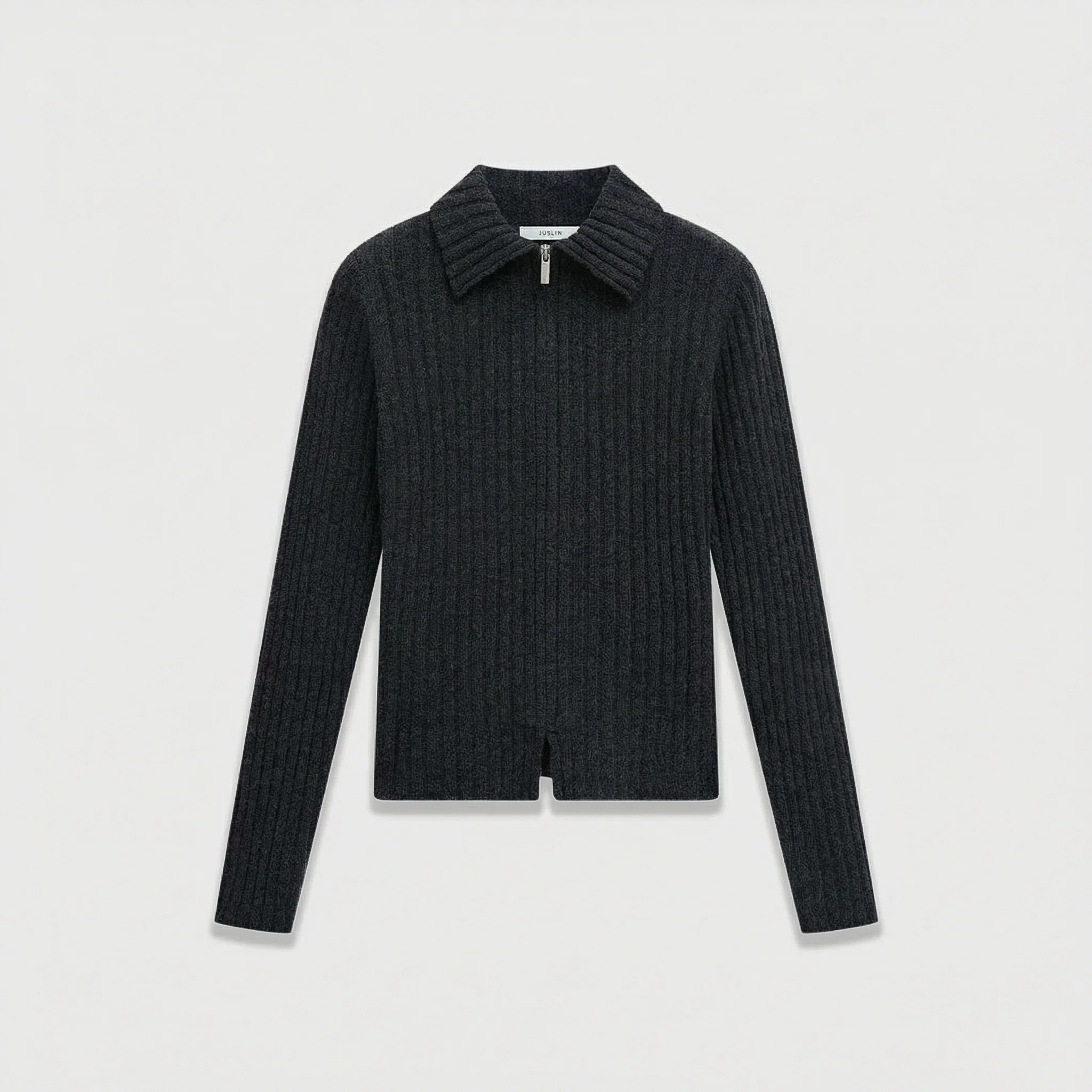 Ribbed Zip Polo - Image 6