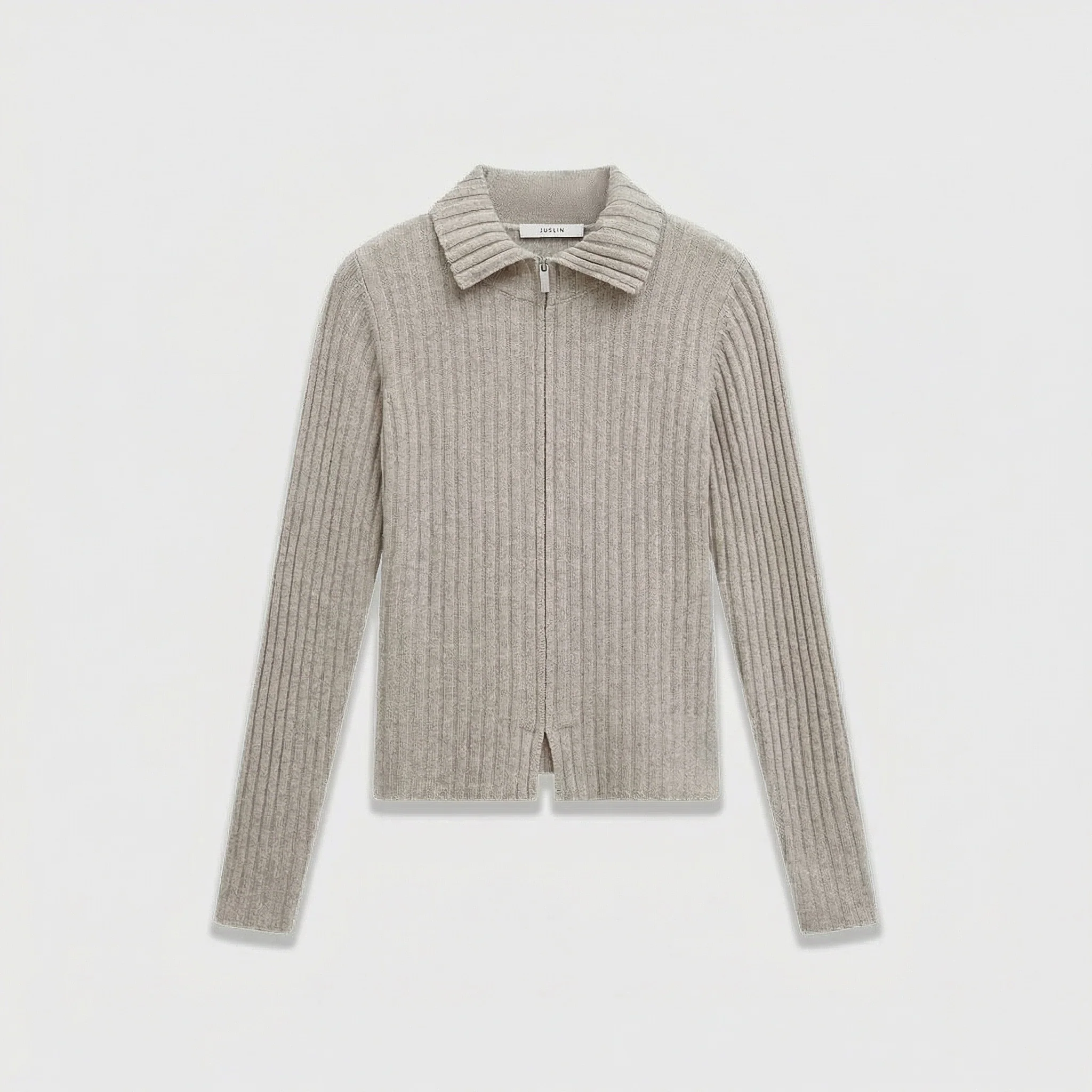 Ribbed Zip Polo - Image 7