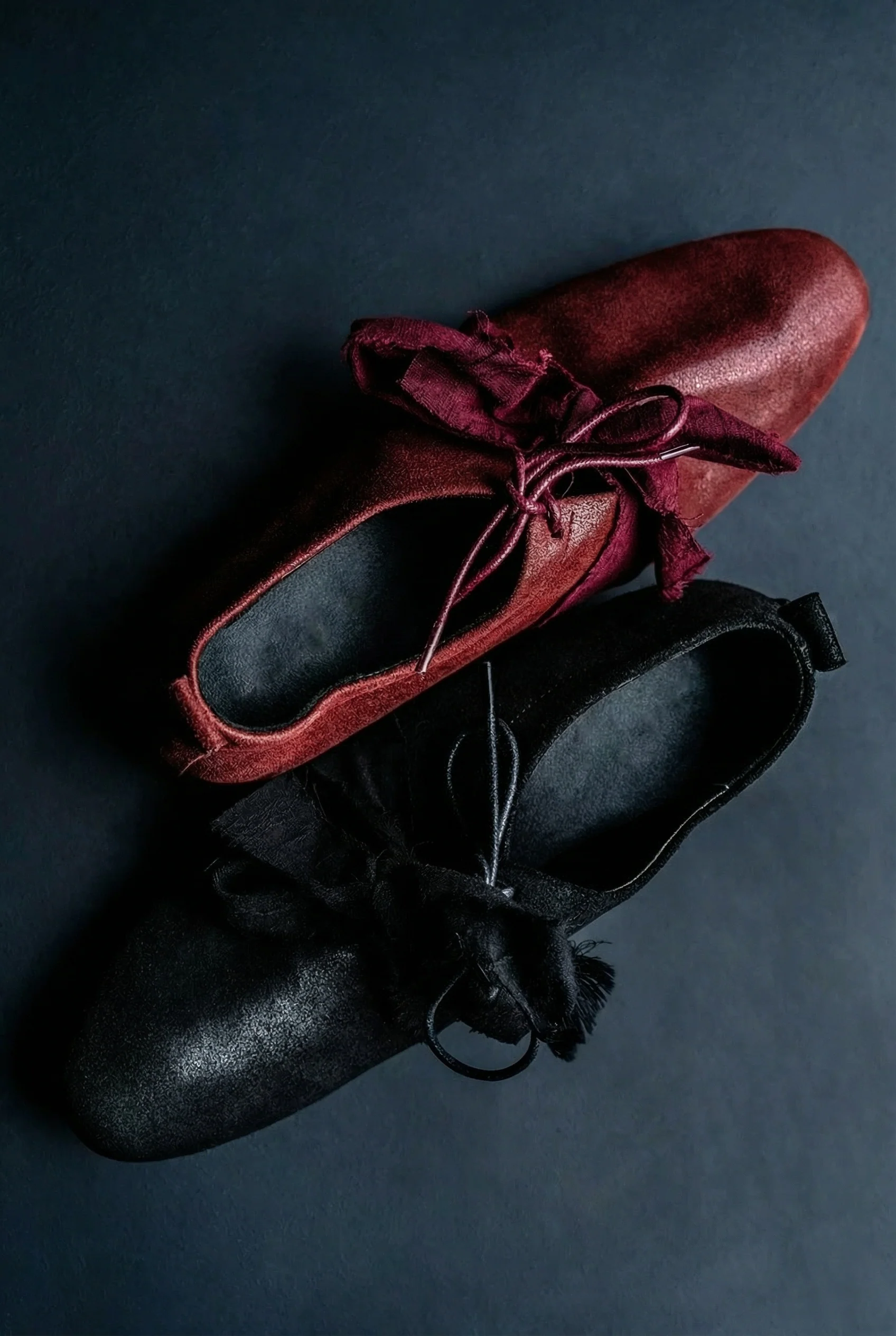 Ribbon-Lace Reverse Suede Oxfords - Image 2
