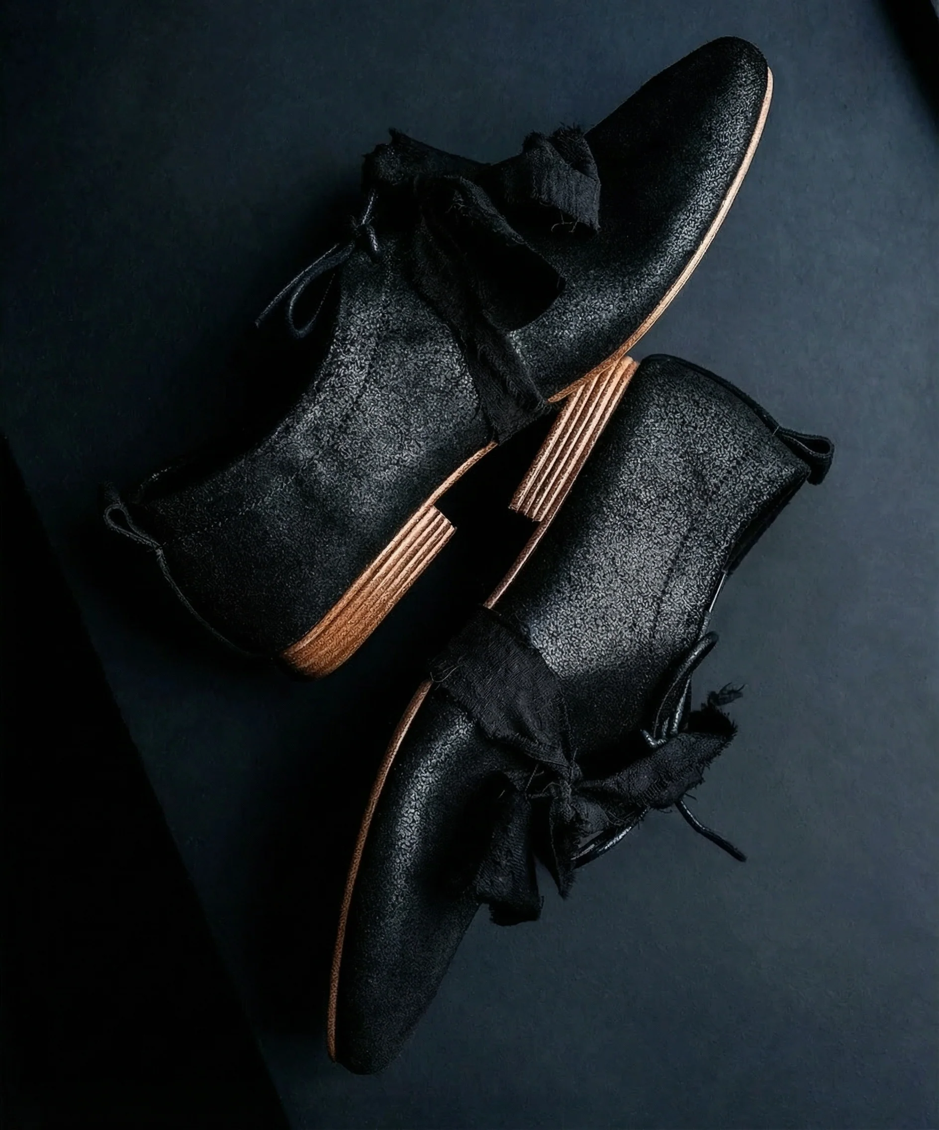 Ribbon-Lace Reverse Suede Oxfords - Image 6
