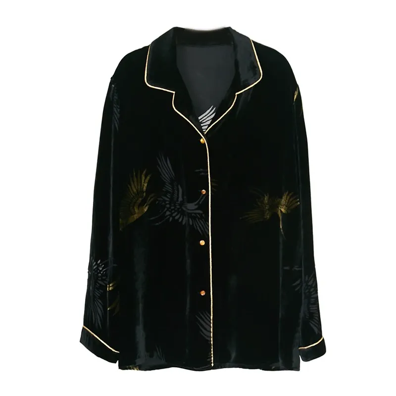 Rimless Black Velvet Pajama Set - Image 6