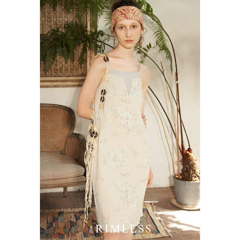 Rimless Floral Sling Dress