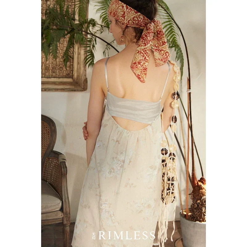 Rimless Floral Sling Dress - Image 3