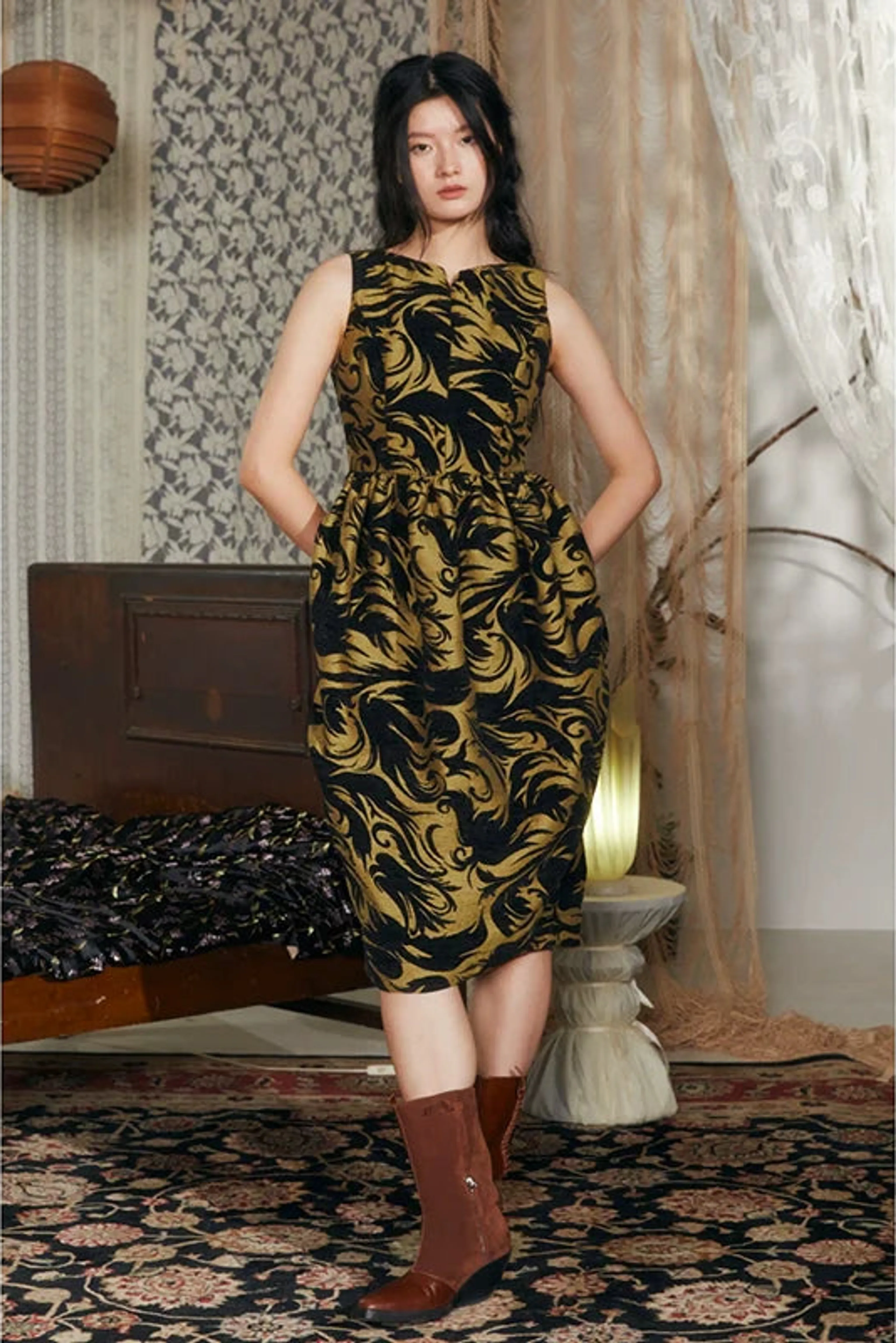 Rimless Jacquard Dress - Image 4