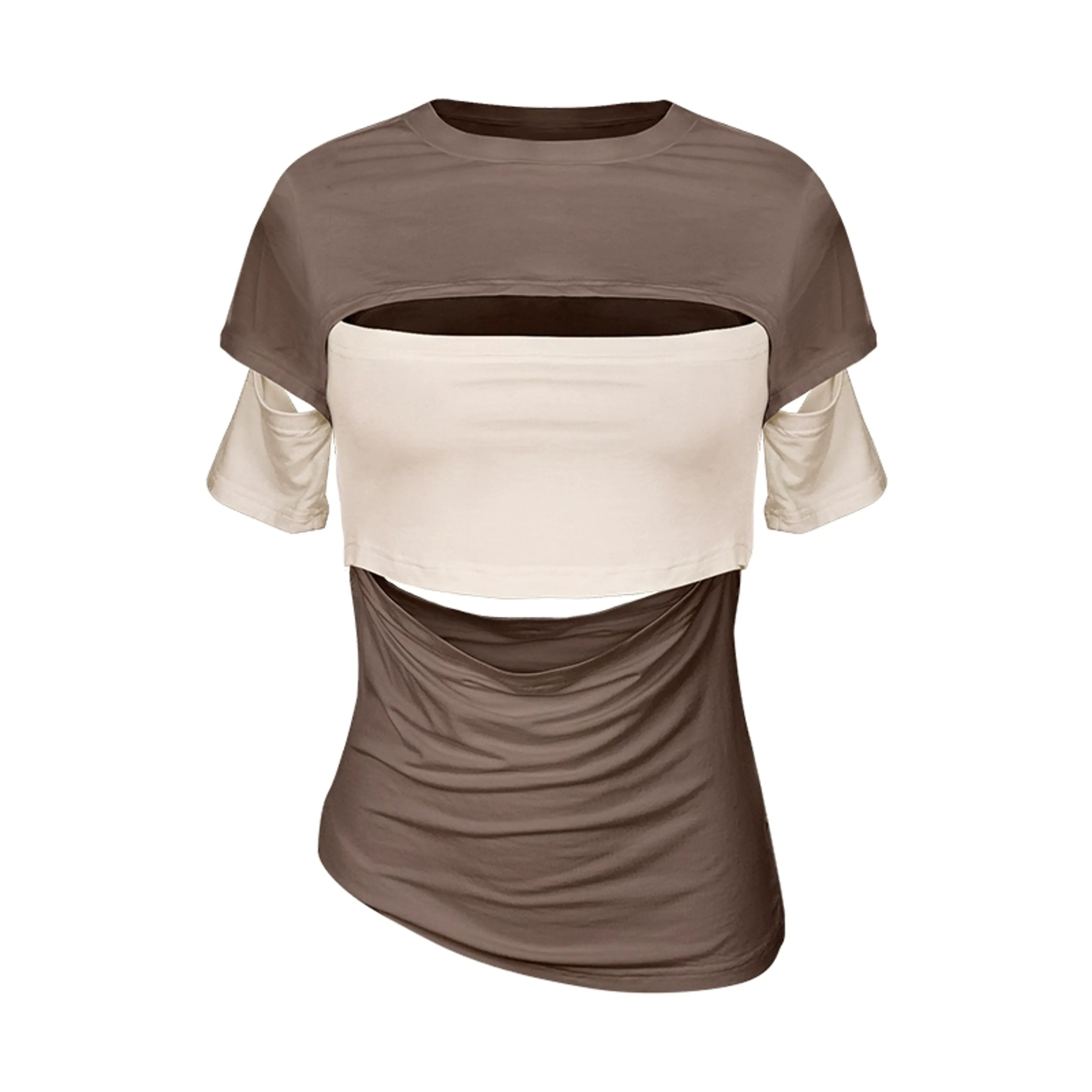 Rimless Knitted Backless Top - Image 2