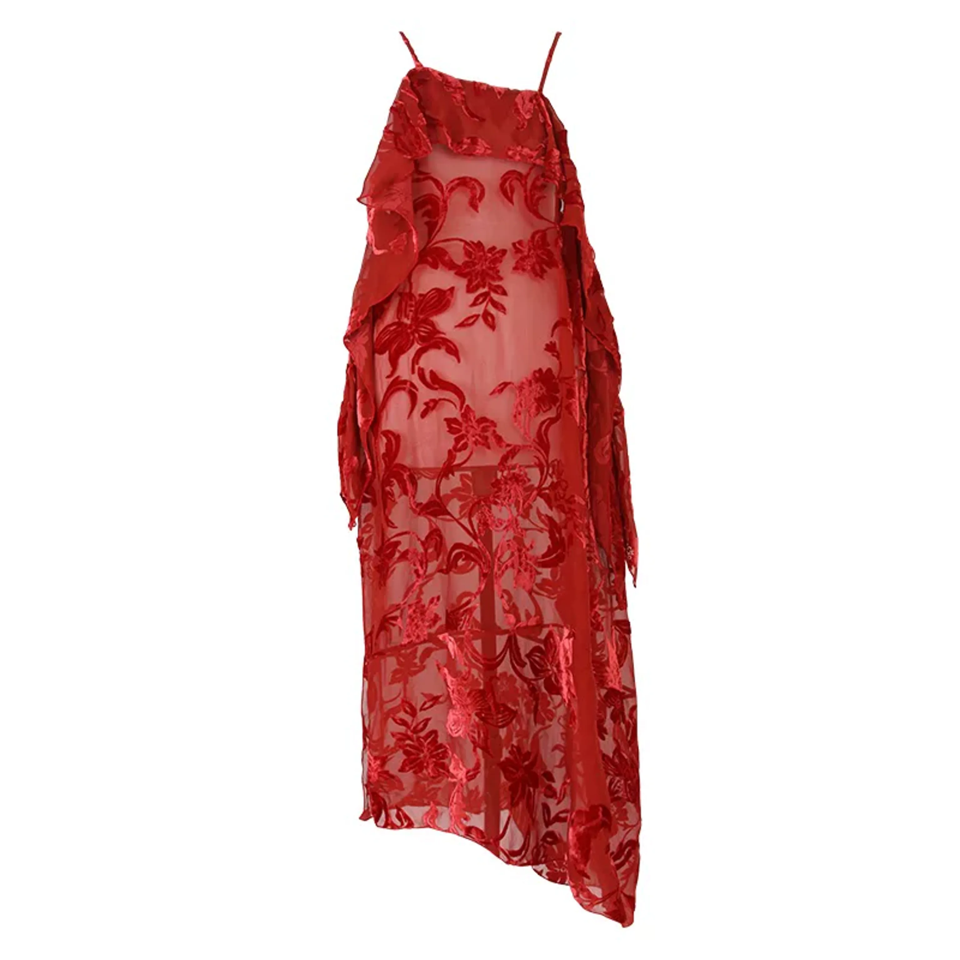 Rimless Romantic Silk Dress - Image 6