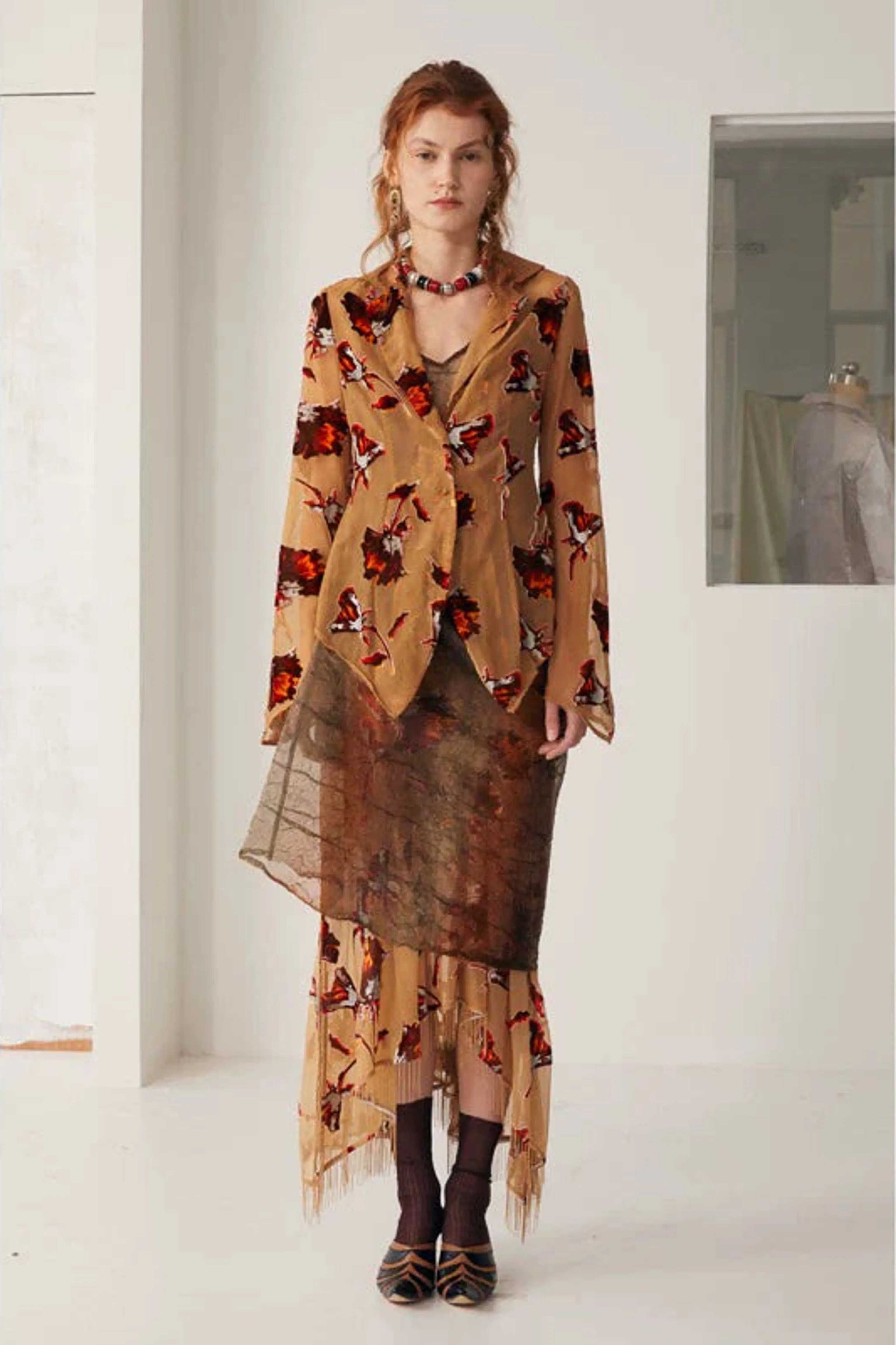 Rimless Sheer Floral Dress - Image 5