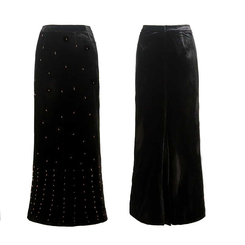 Rimless Velvet Skirt - Image 13