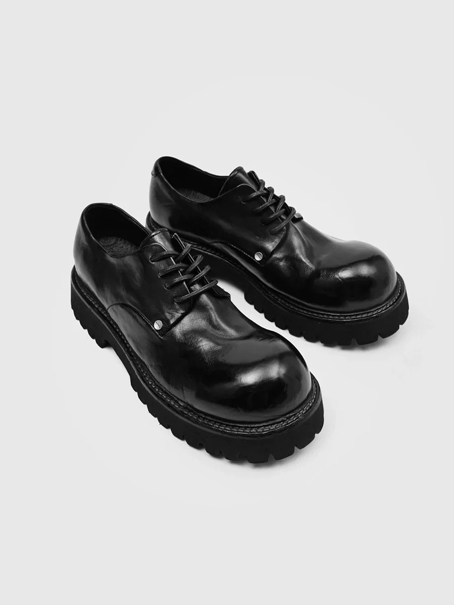 Rivet Derby Leather Shoes - Image 2