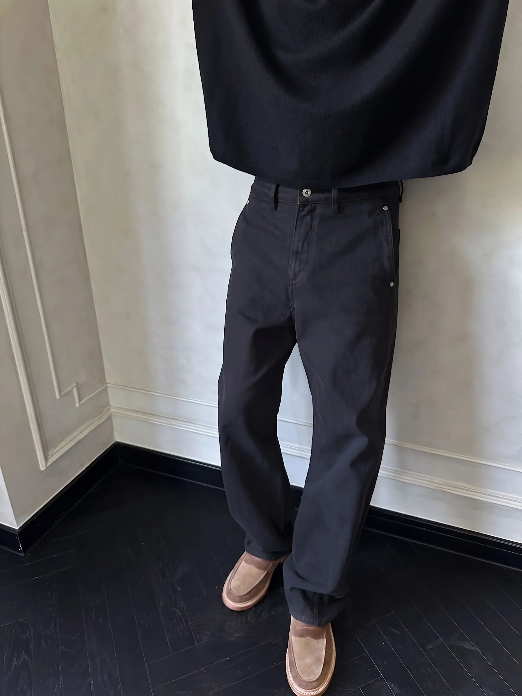 Rivet Straight Jeans - Image 4