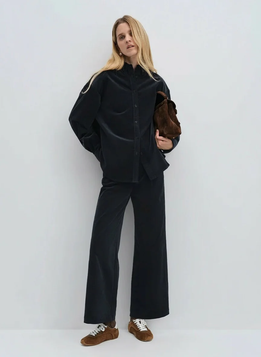 Roberta Corduroy Overshirt and Trousers
