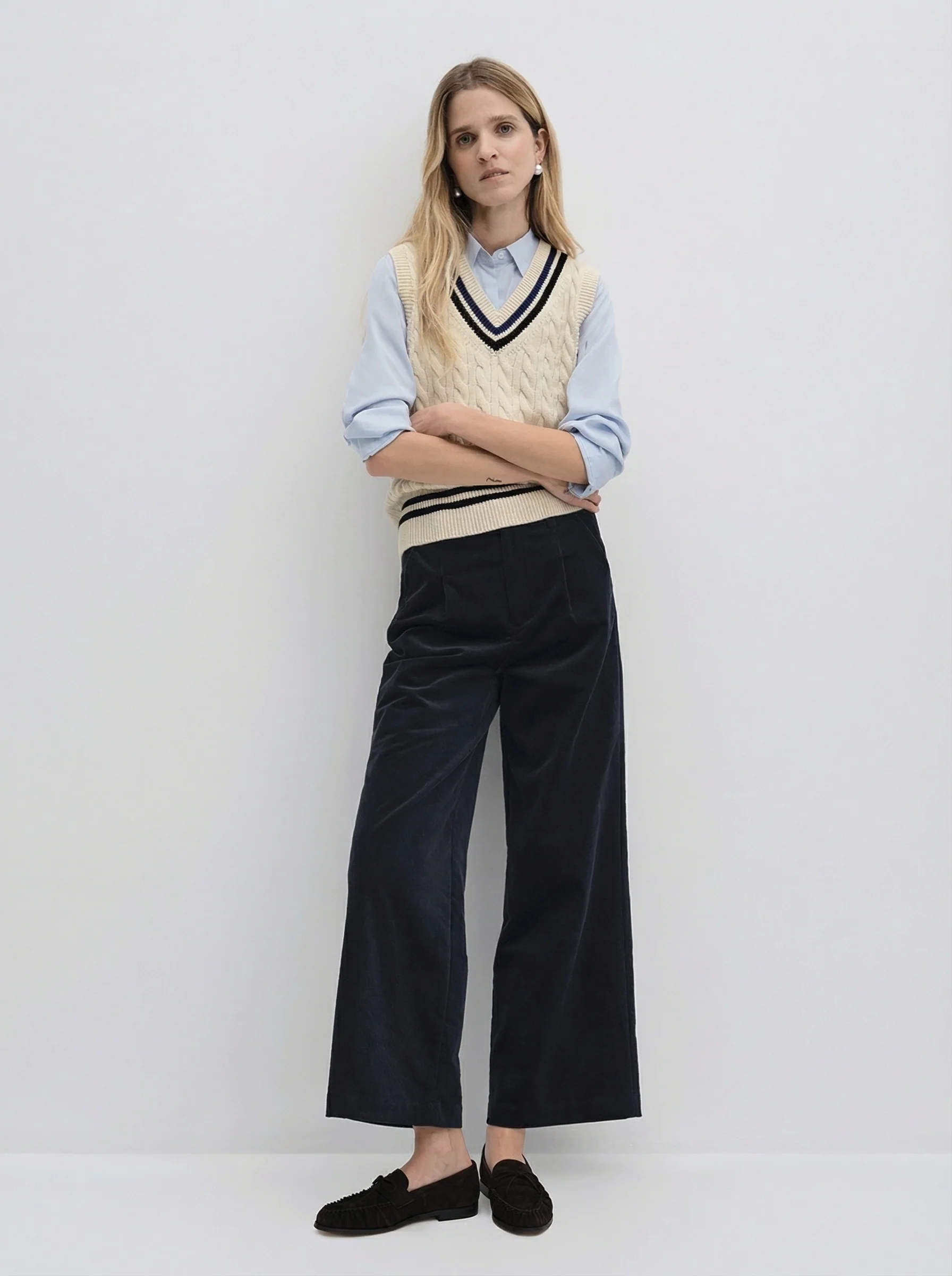 Roberta Corduroy Overshirt and Trousers - Image 2