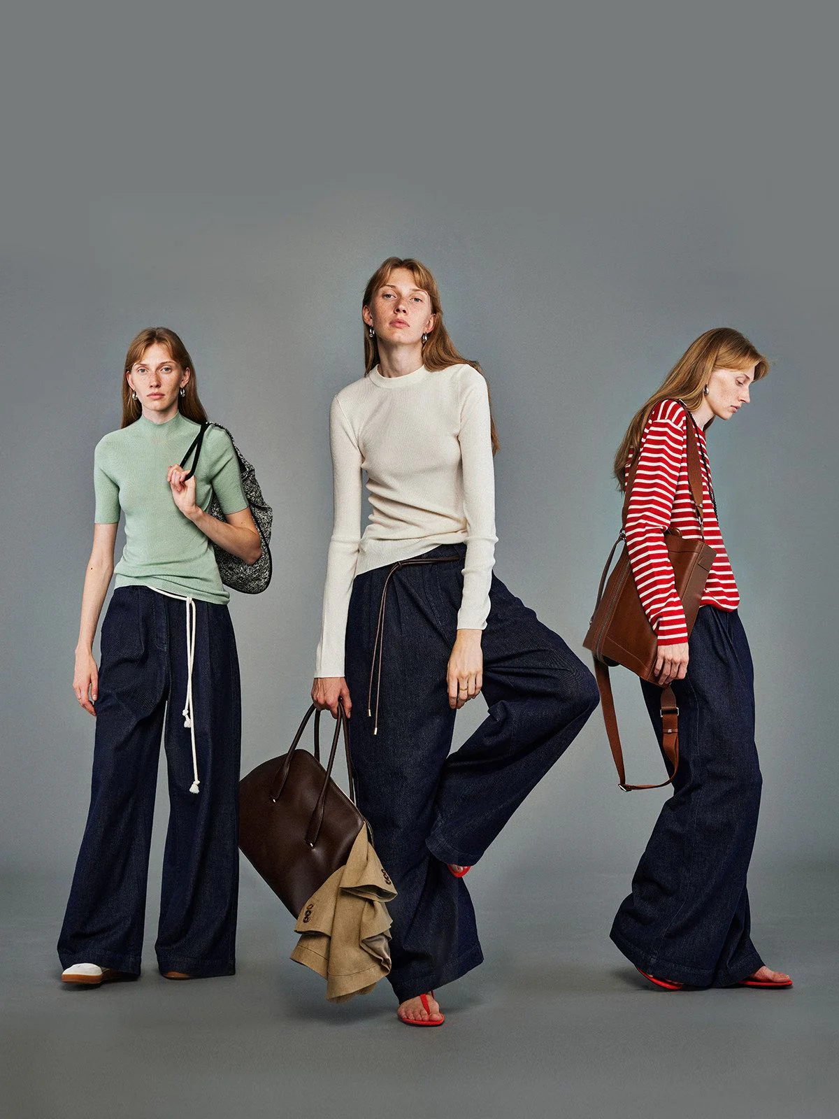 Rope-Waist Wide-Leg Jeans - Image 2