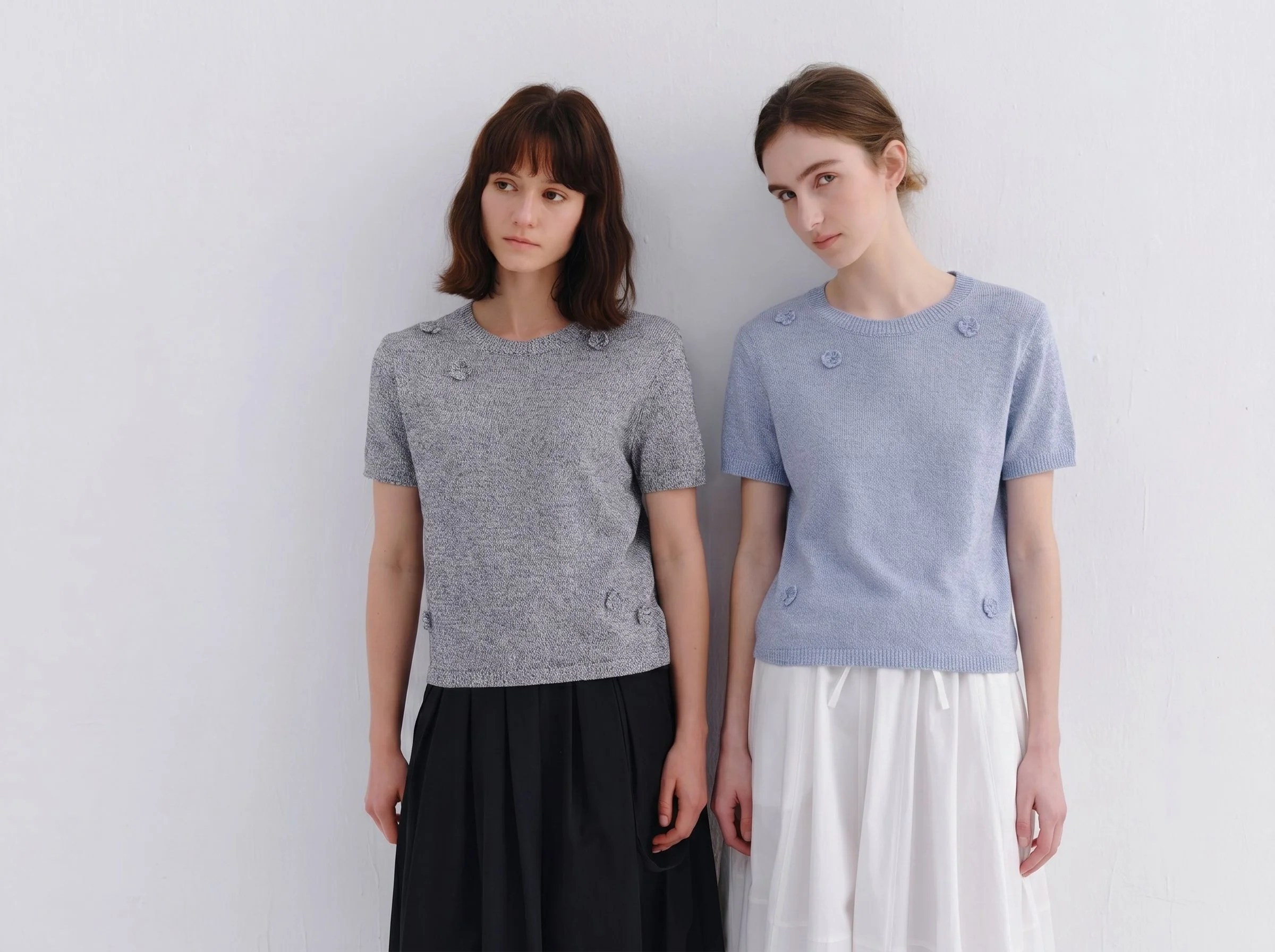 Rosette Knit Tee - Image 3