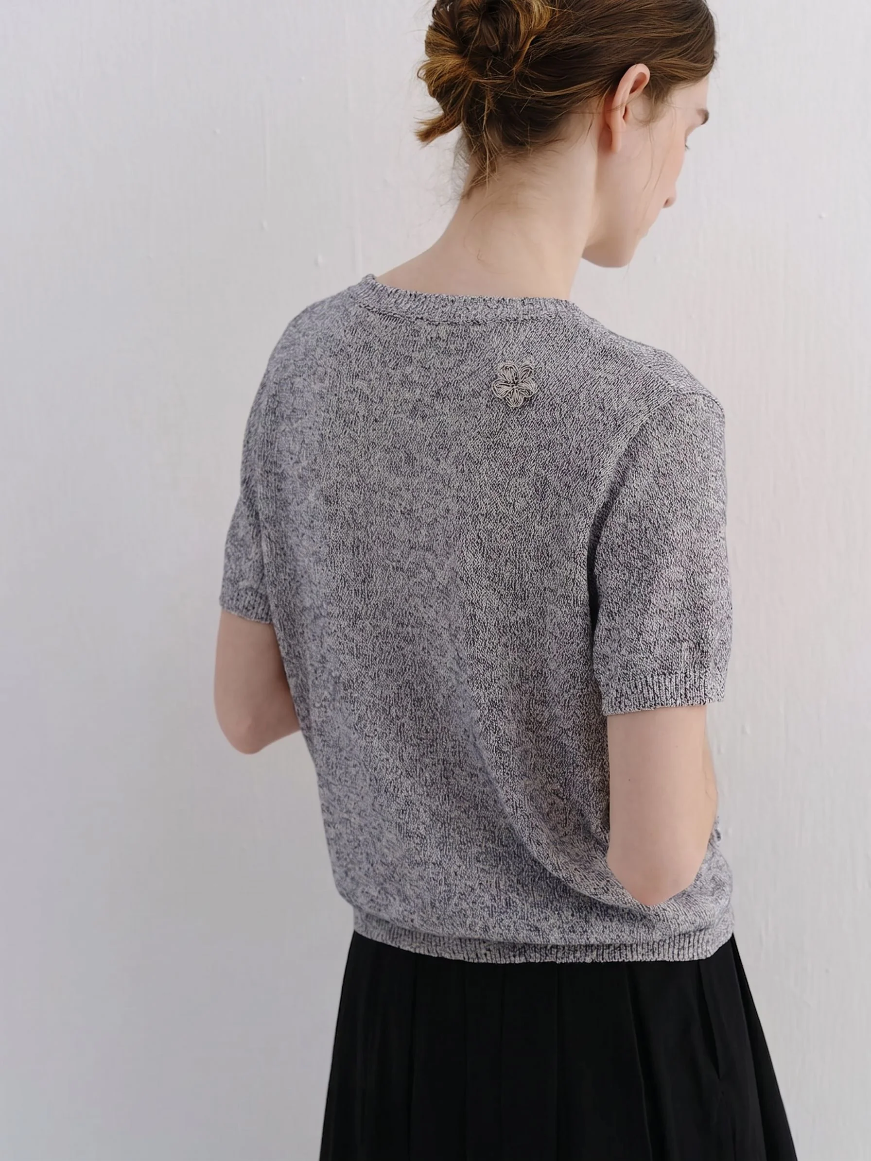 Rosette Knit Tee - Image 5