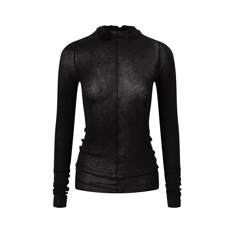 Rosette Mockneck Top - Image 4