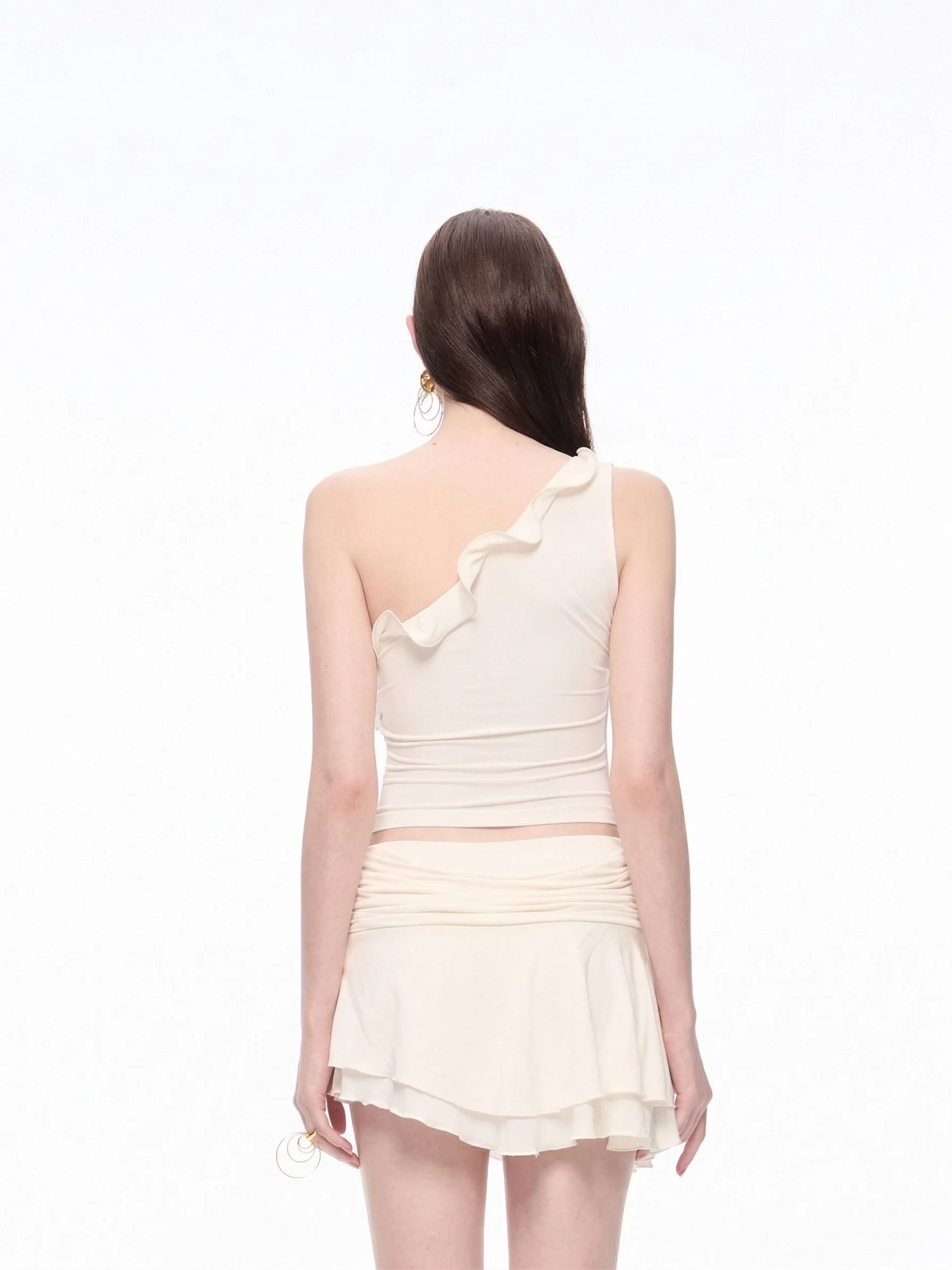 Rosette One-Shoulder Top - Image 4