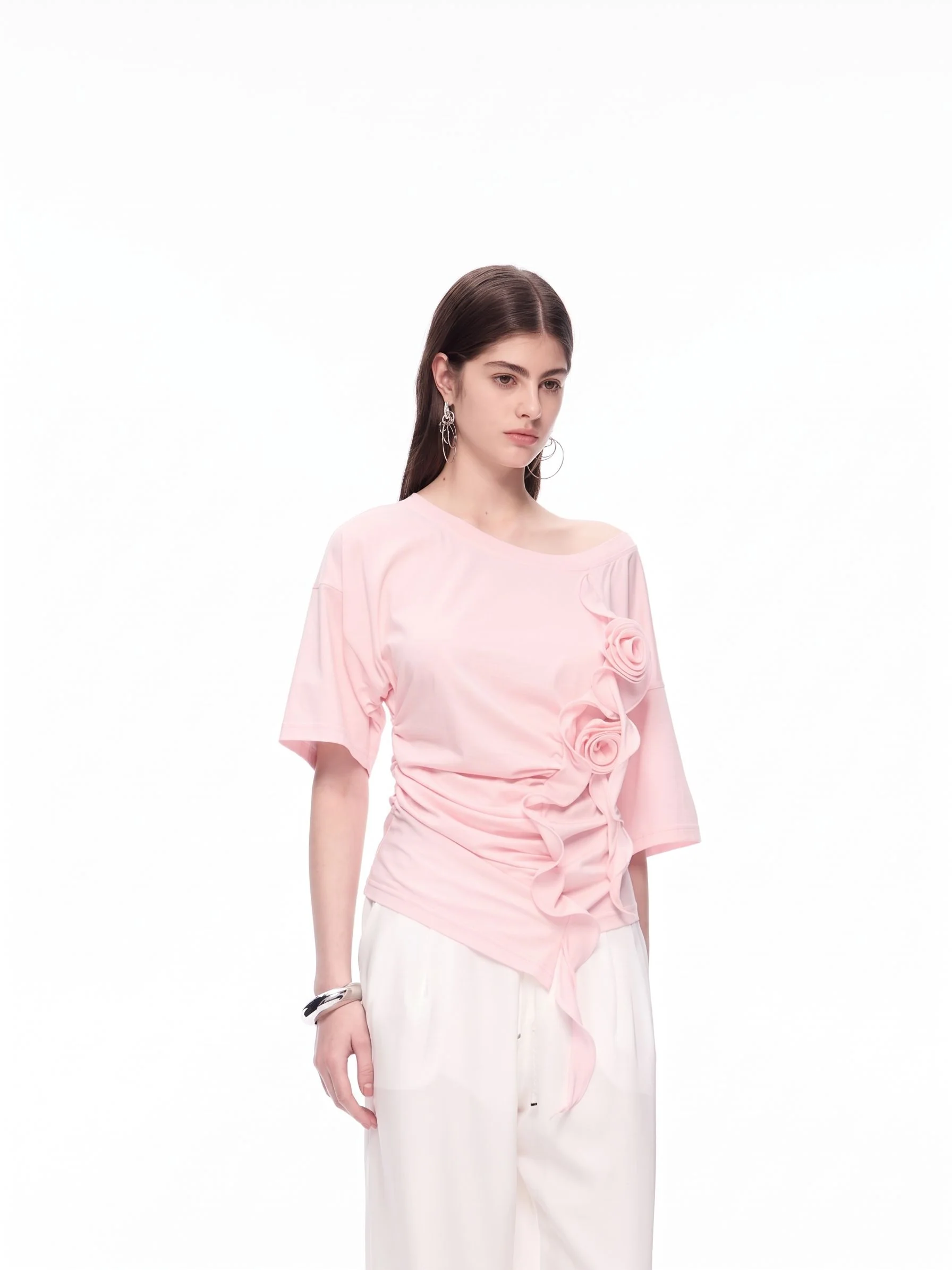 Rosette Ruched Top - Image 6