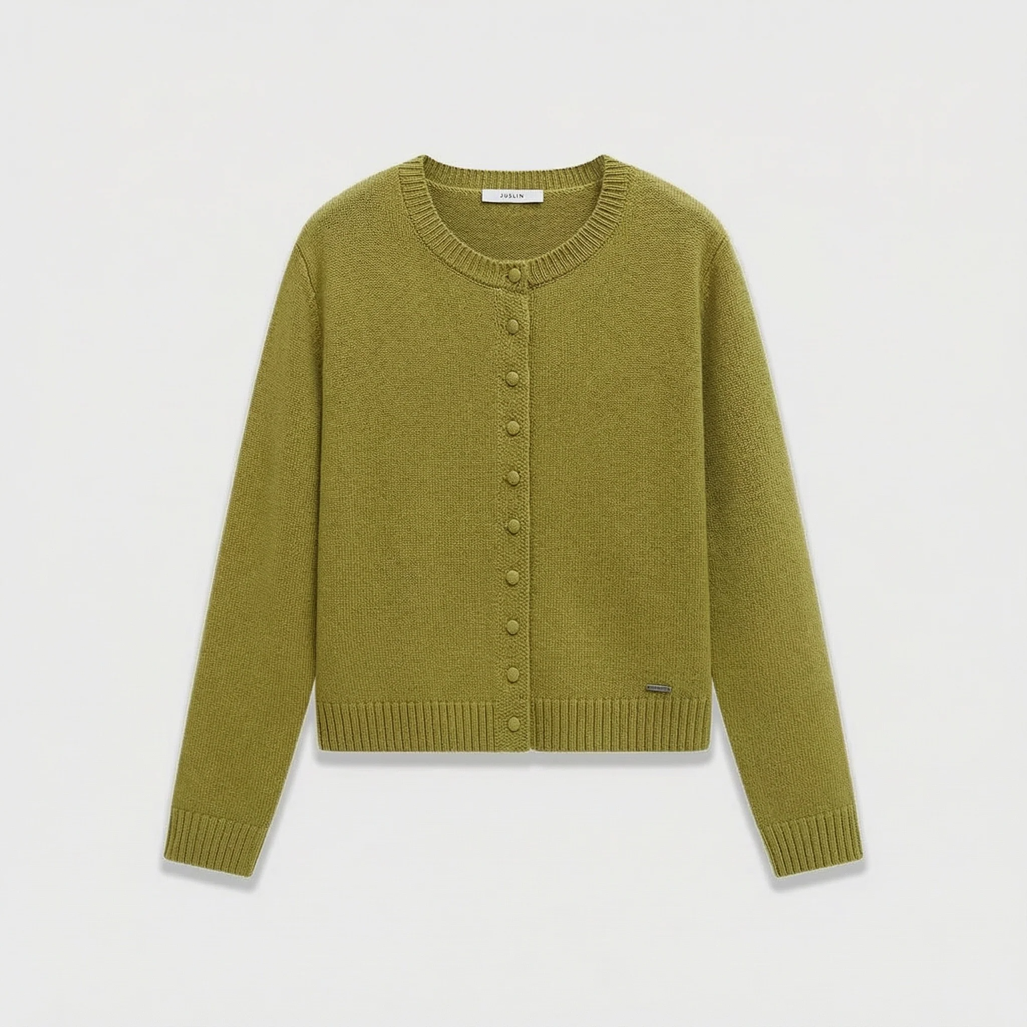 Round Neck Cardigan - Image 6