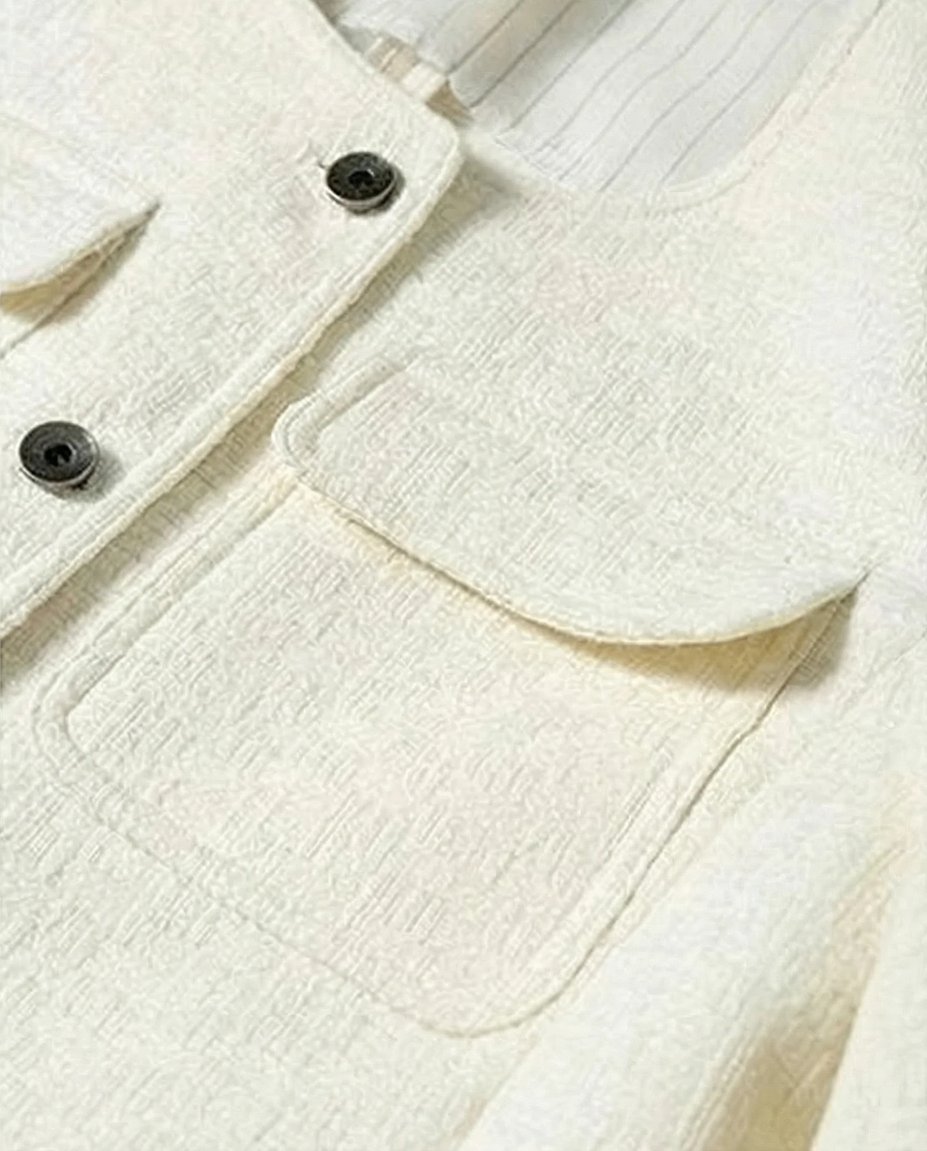 Round-Neck Tweed Jacket - Image 7