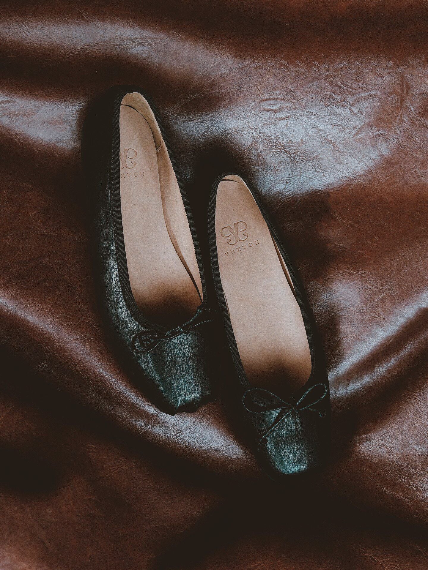 Ruched Bow Flats - Image 2