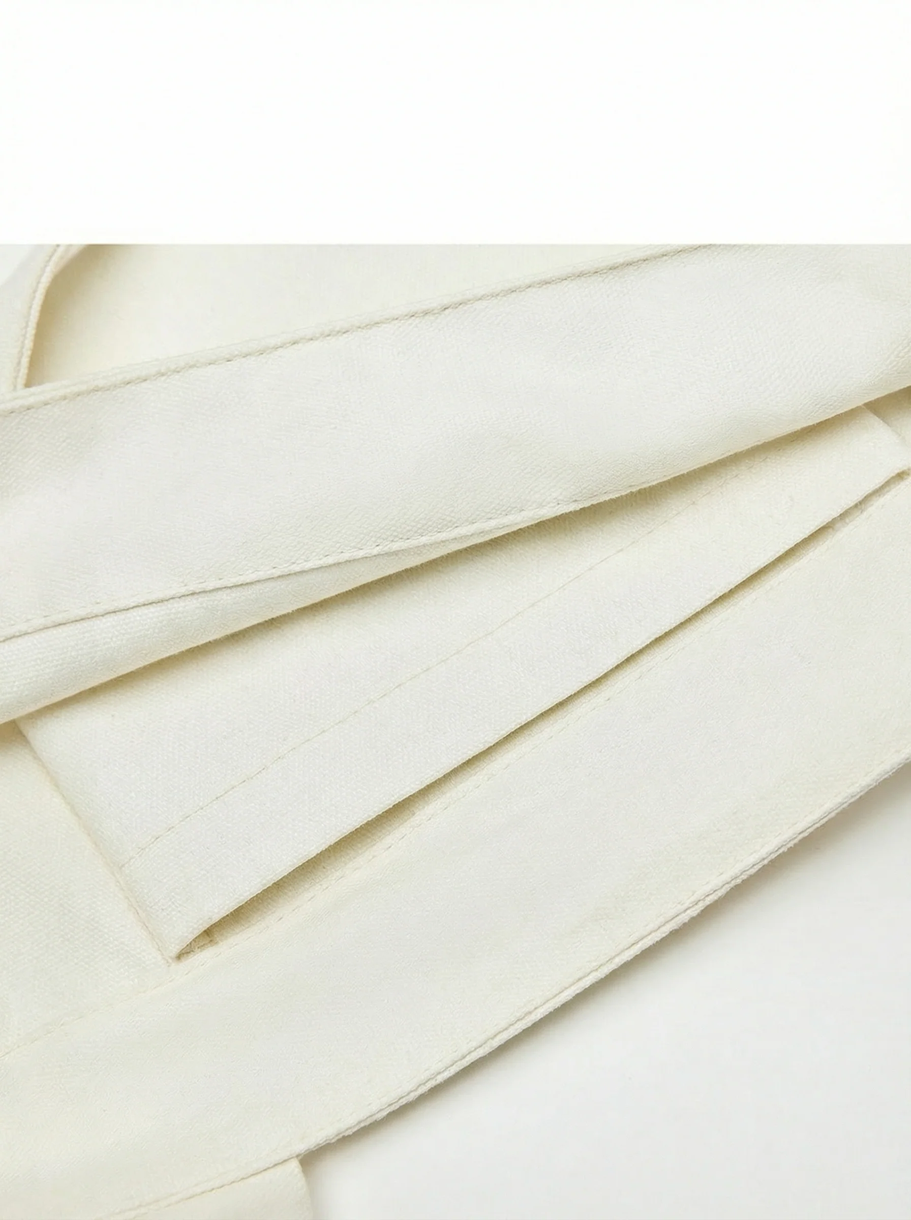 Ruched Canvas Shoulder Tote - Image 2