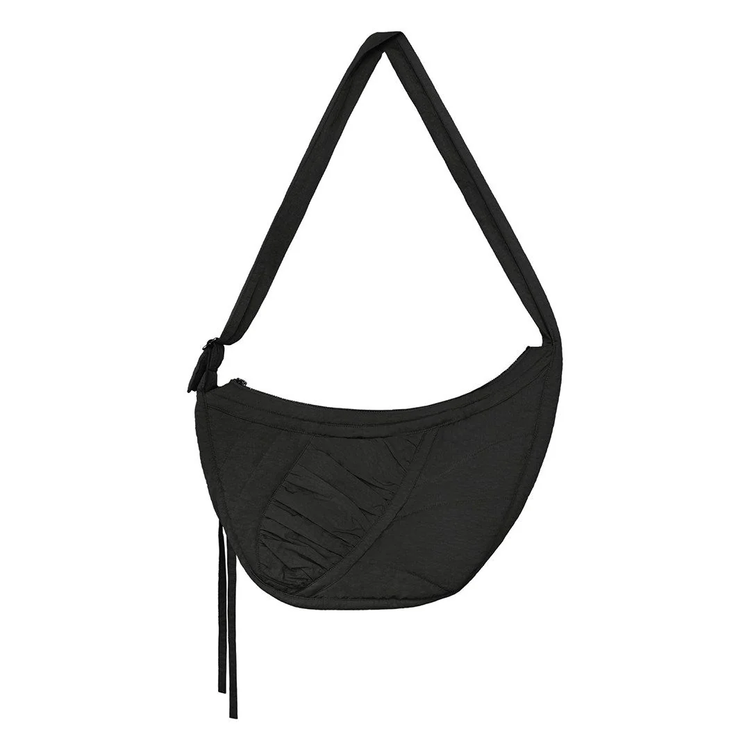 Ruched Crescent Bag - Image 7