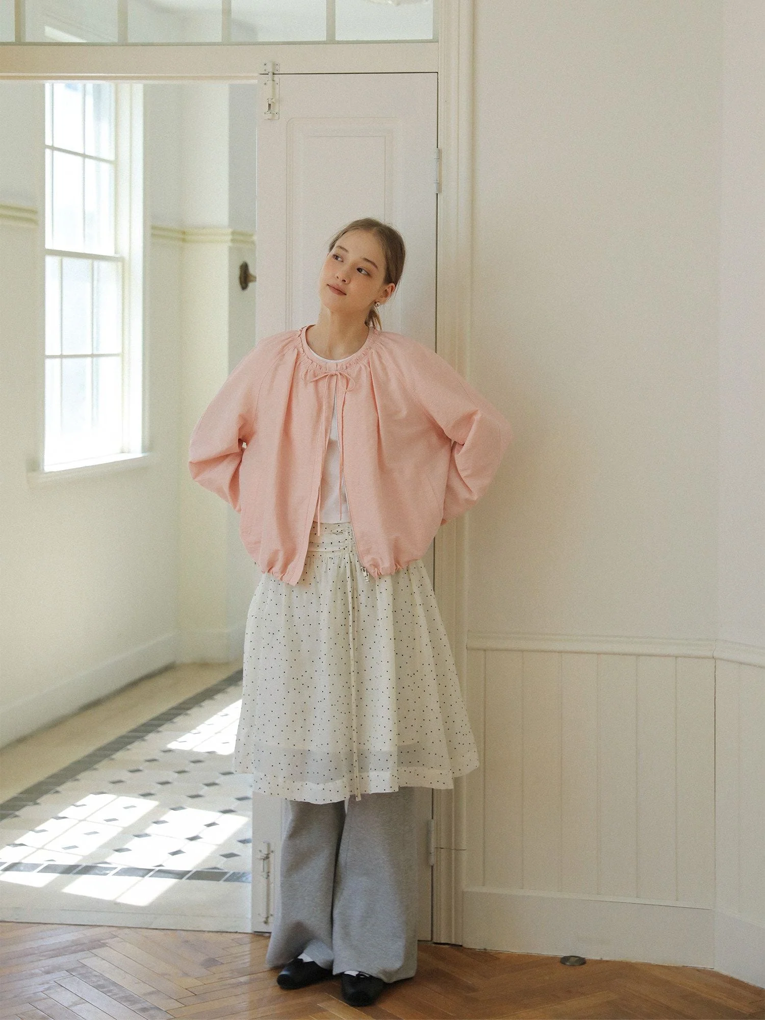 Ruched Neck Jacket - Image 2