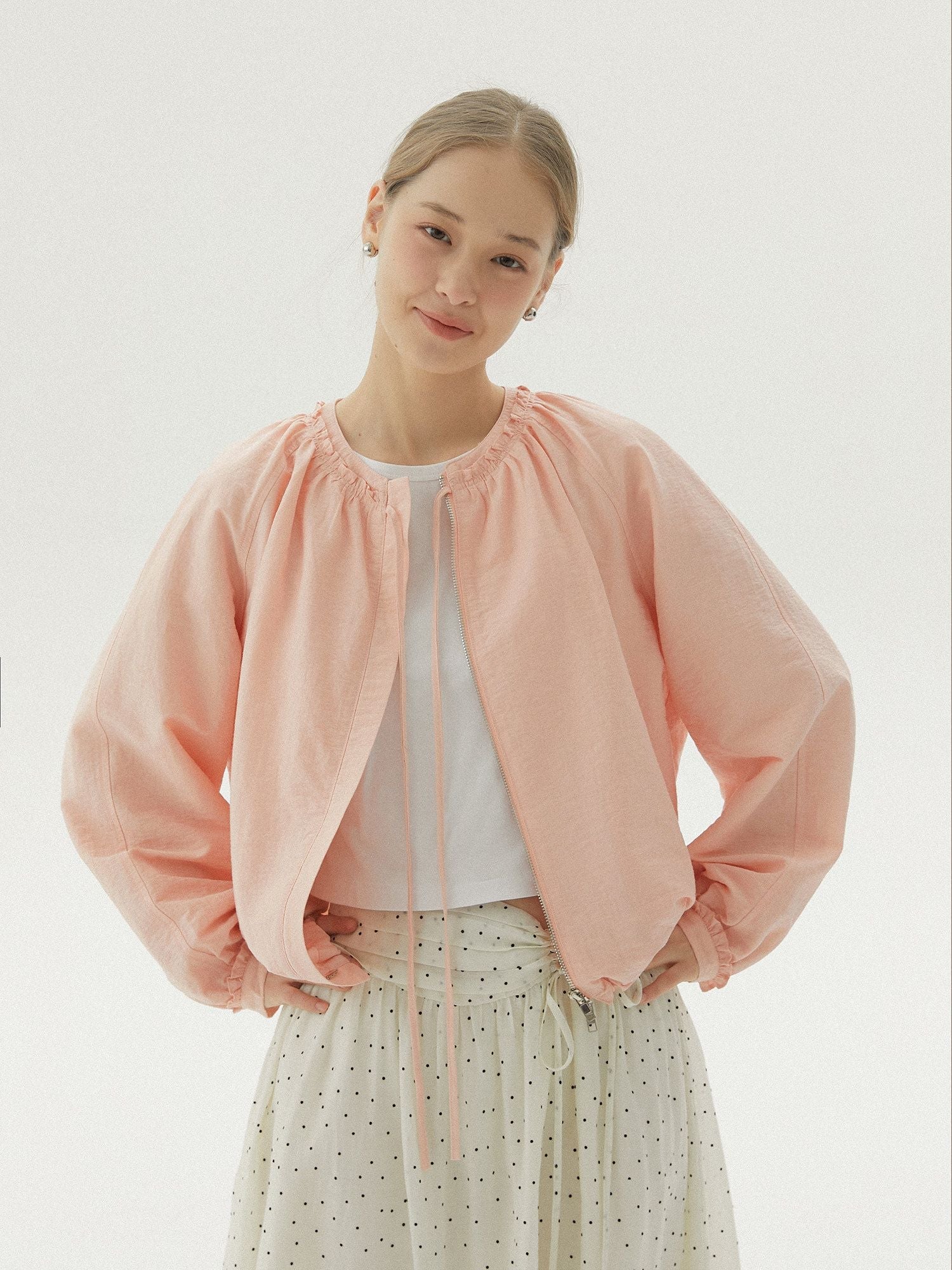 Ruched Neck Jacket - Image 3