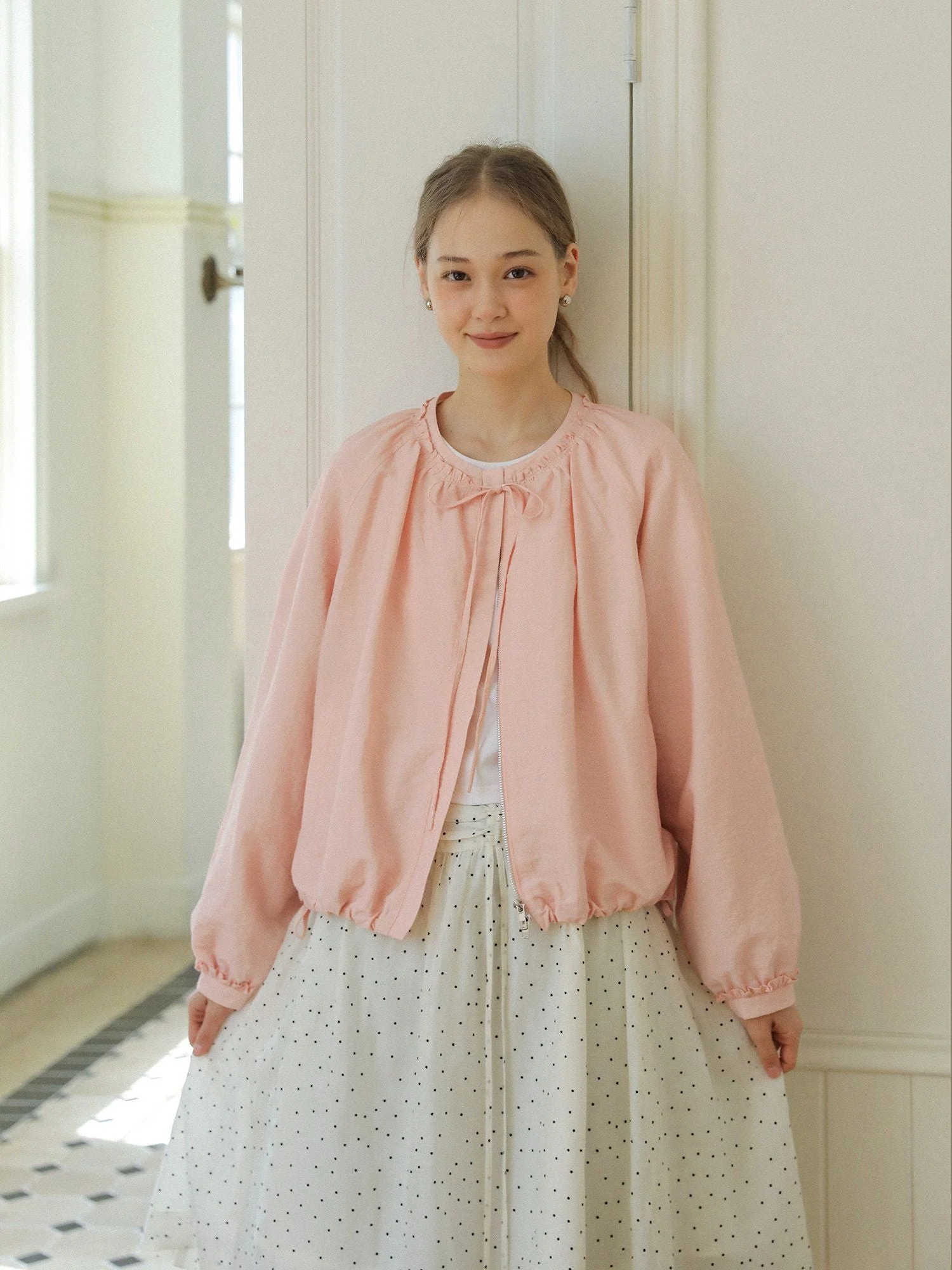 Ruched Neck Jacket - Image 5