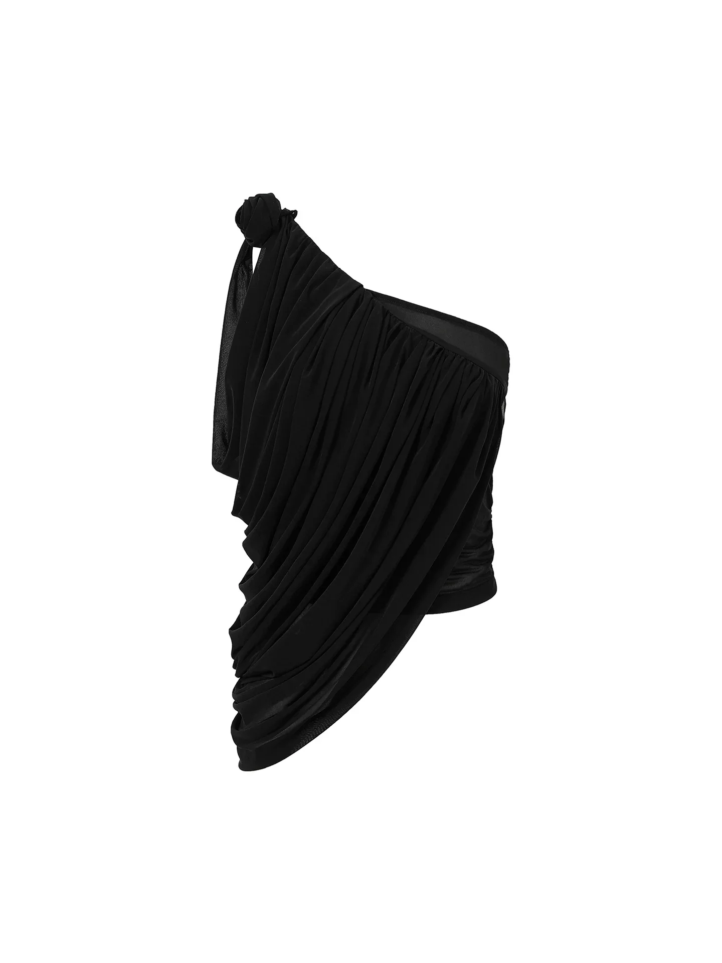 Ruched One-Shoulder Top - Image 5