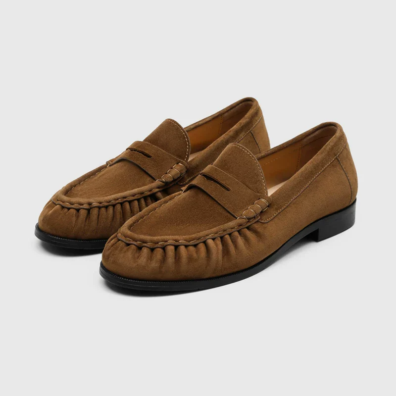Ruched Penny Loafers - Image 5