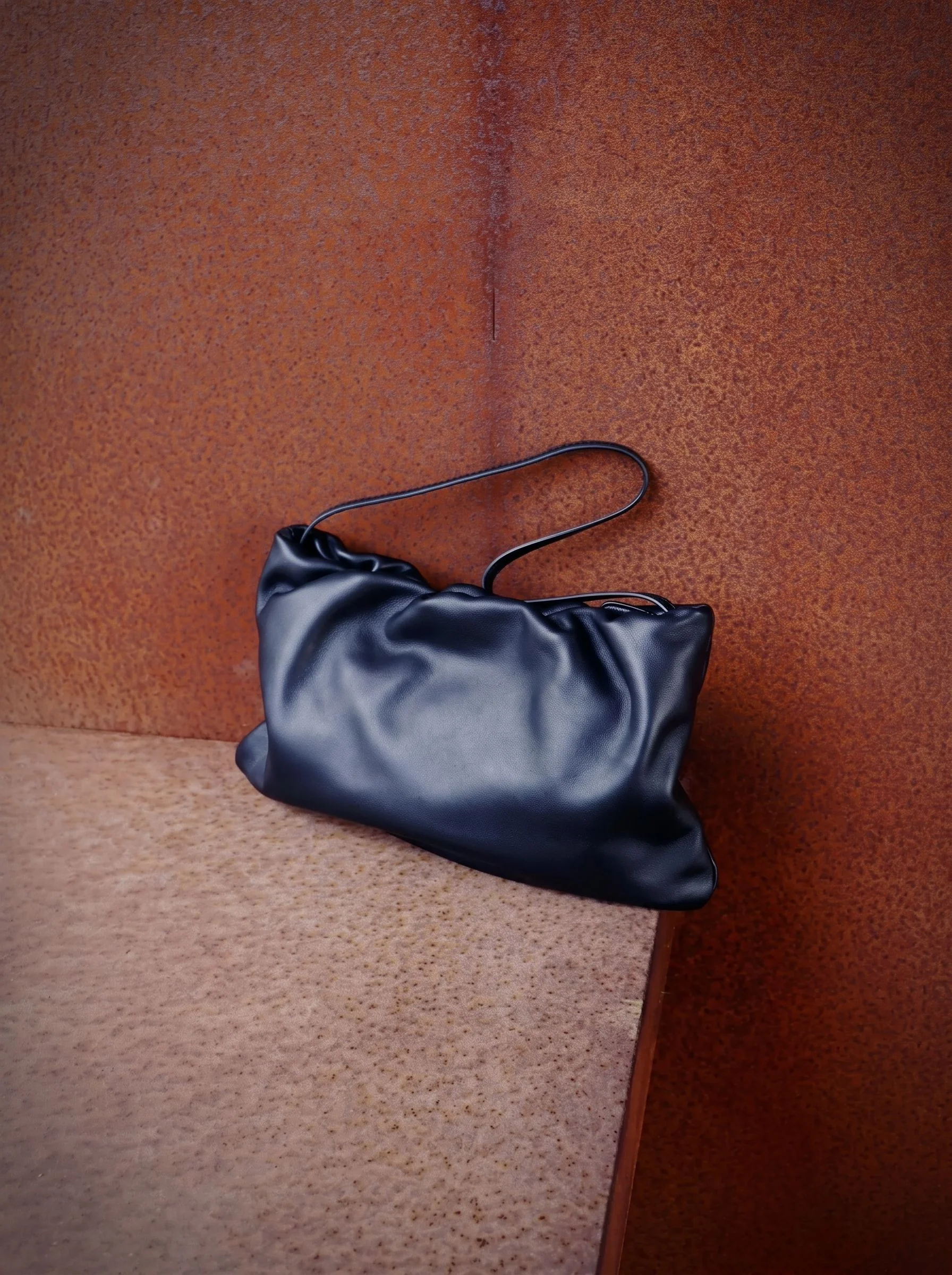 Ruched Shoulder Bag